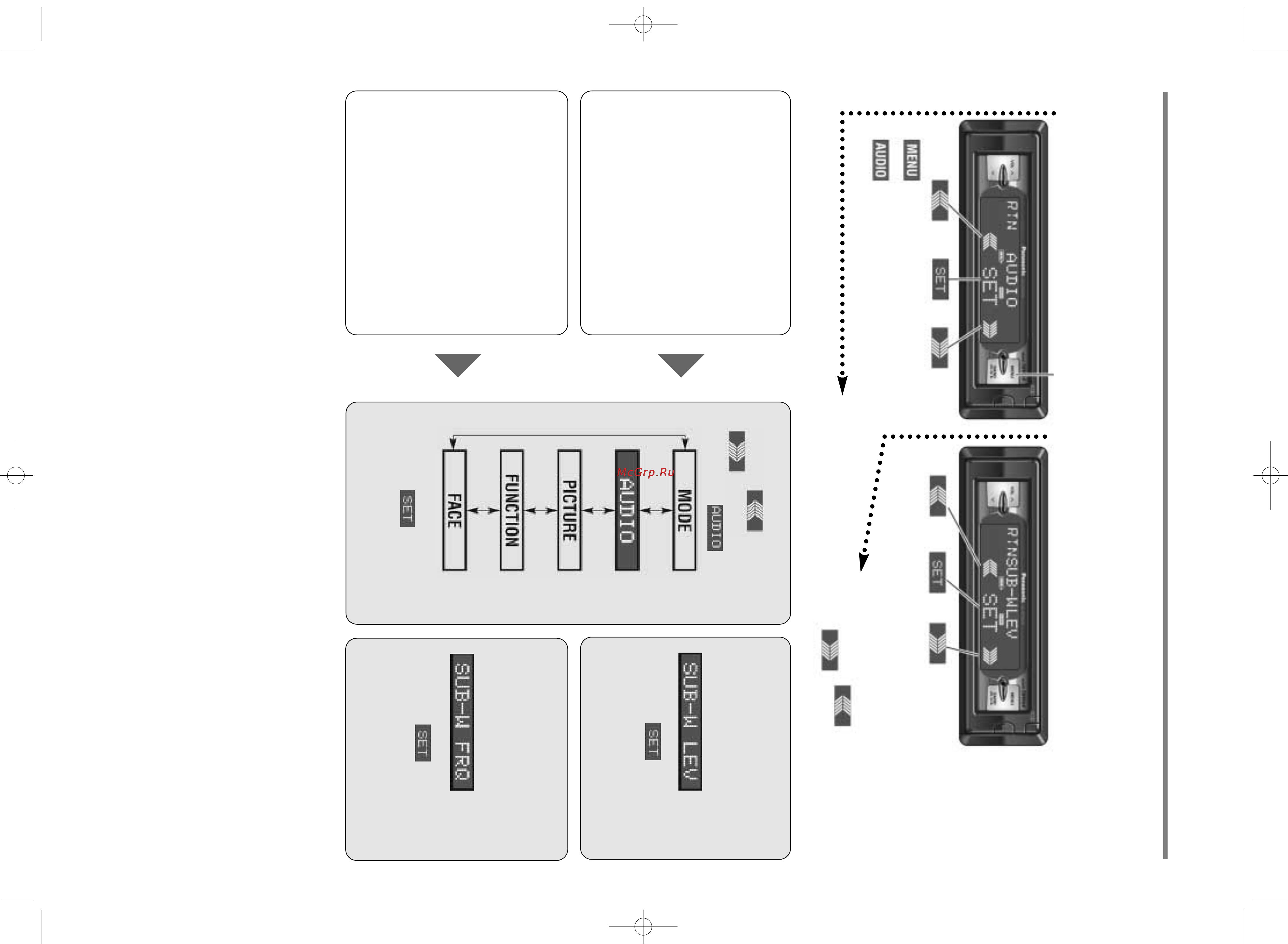 Panasonic CQ-DFX802N [38/64] Установка параметров звуковоспроизведения меню audio