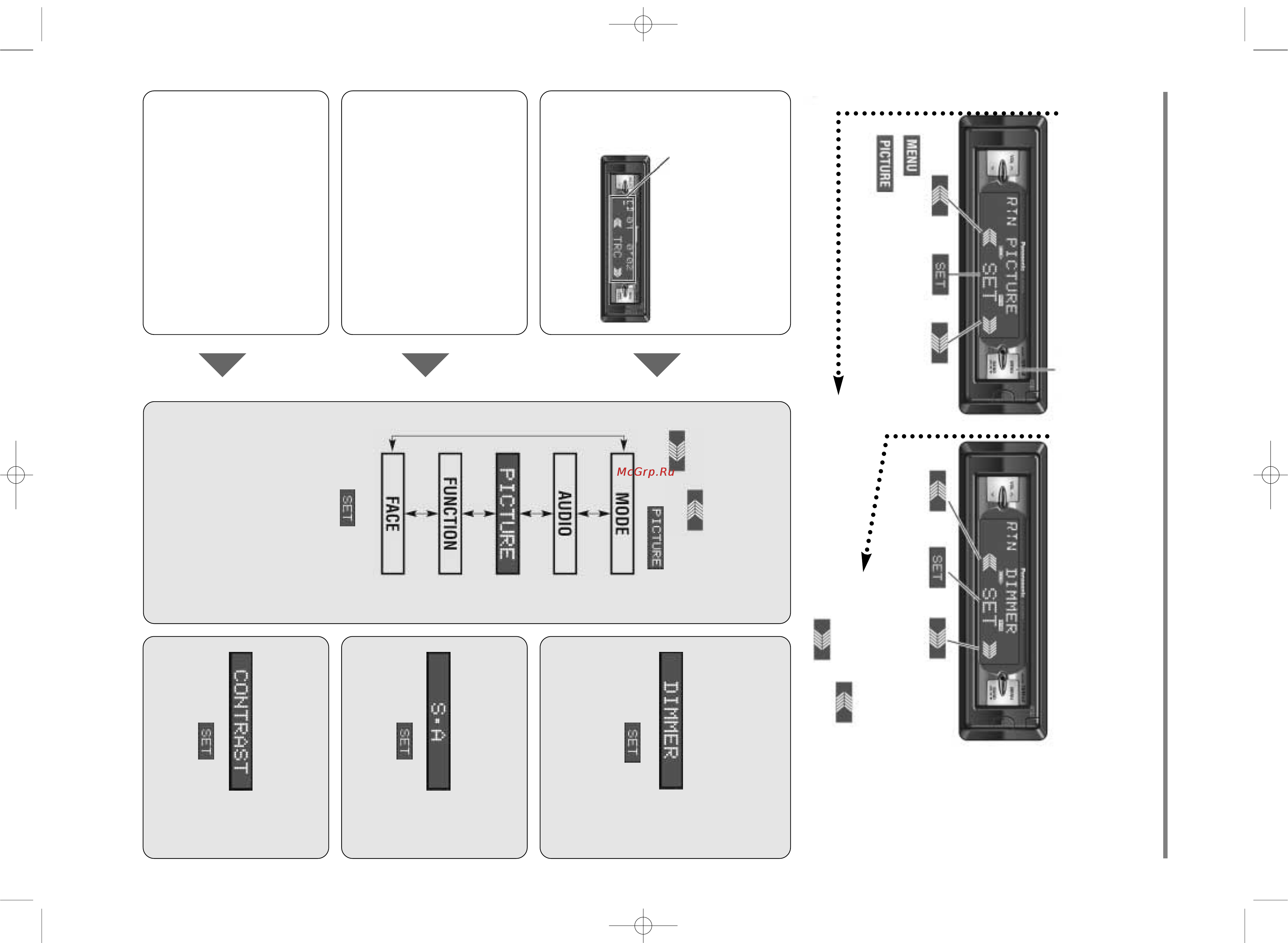Panasonic CQ-DFX802N [40/64] Установка параметров изображения меню picture