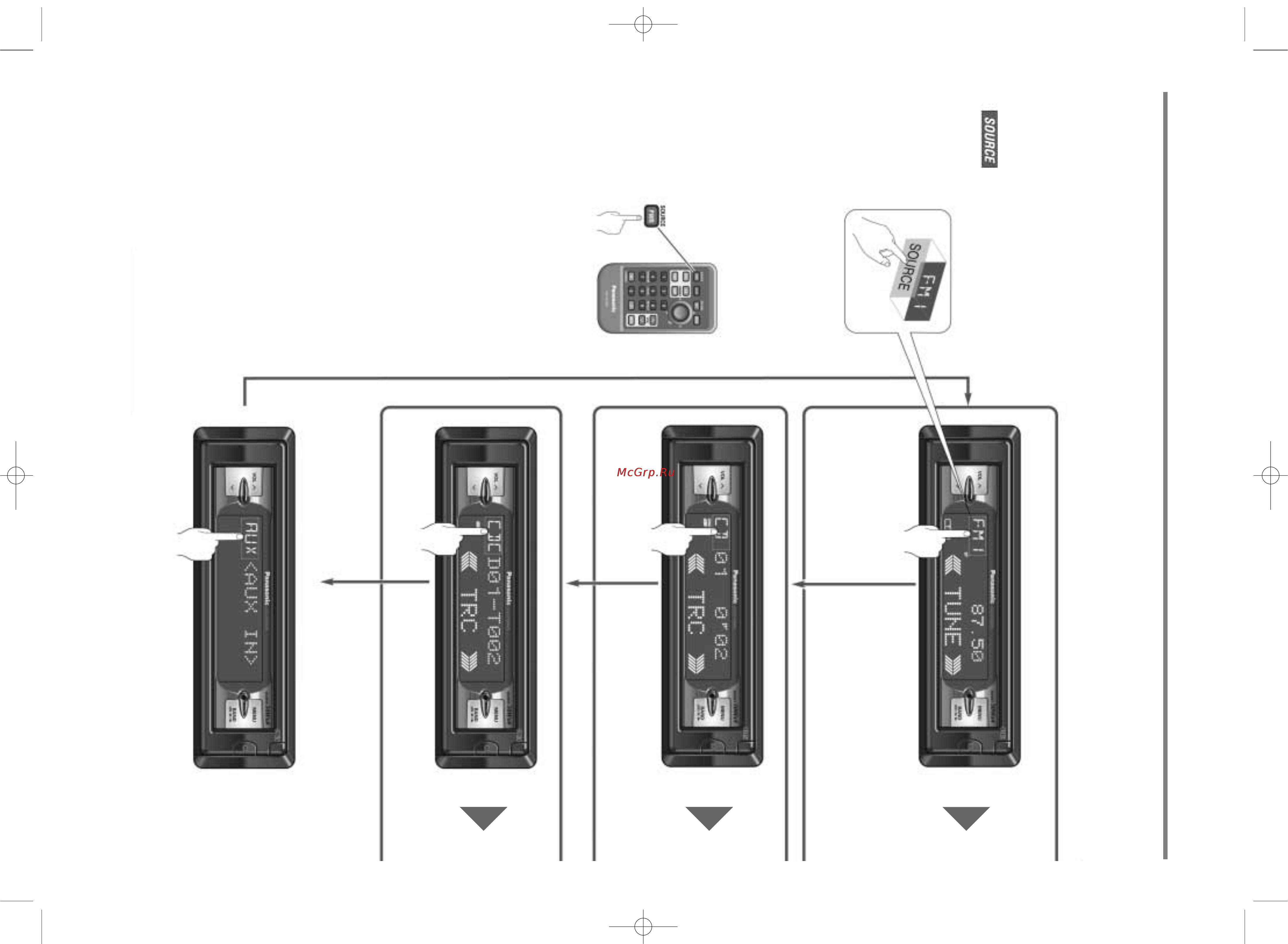 Panasonic CQ-DFX802N [6/64] Установка aux in