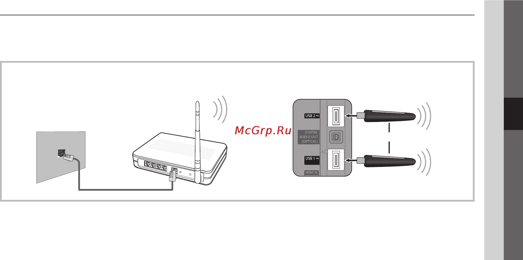 Samsung UE-55C6000RW [27/216] Connectingtoawirelessnetwork