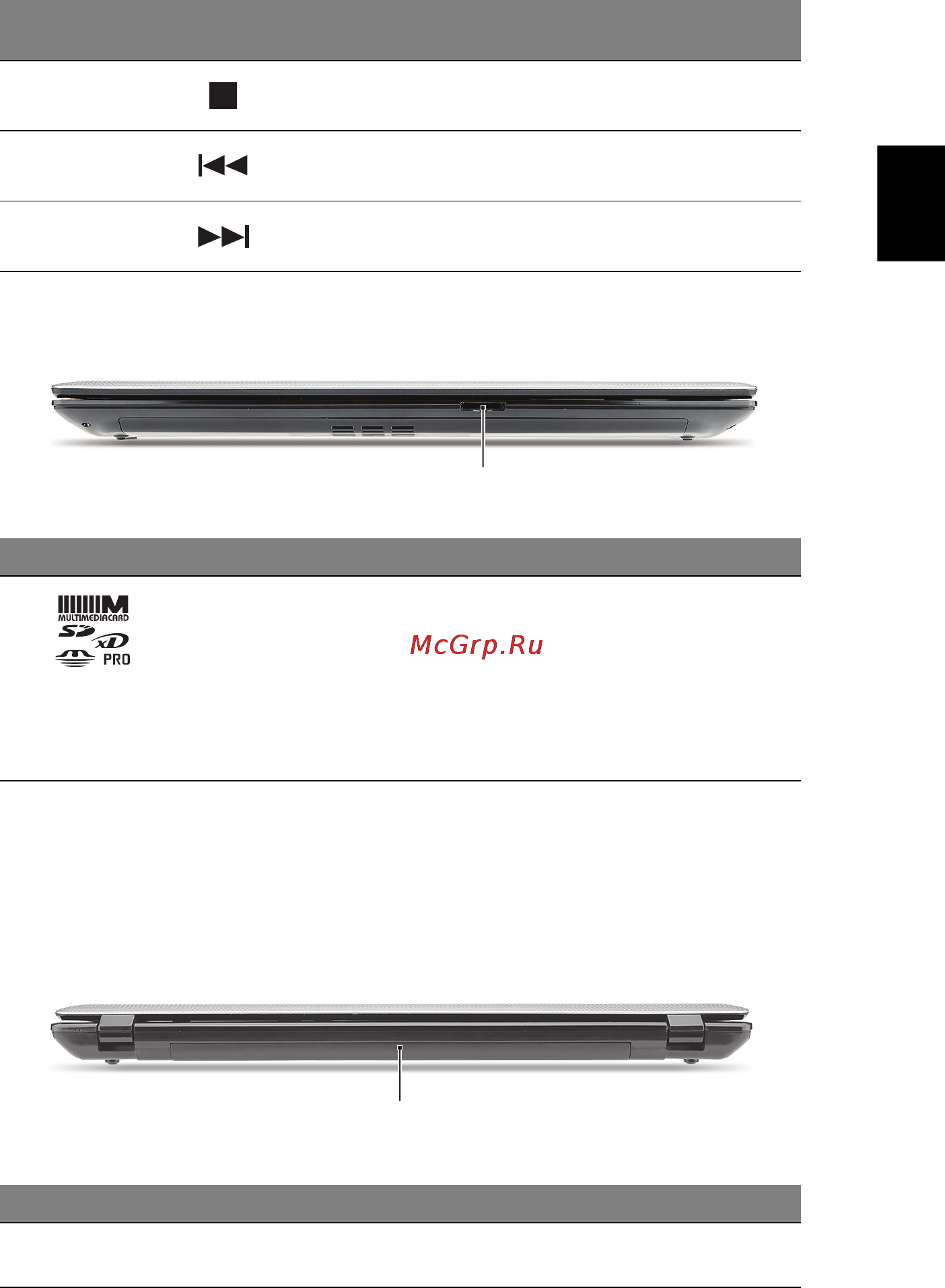 Acer Aspire 7552G-X926G64Bikk [7/10] Вид спереди с закрытой крышкой