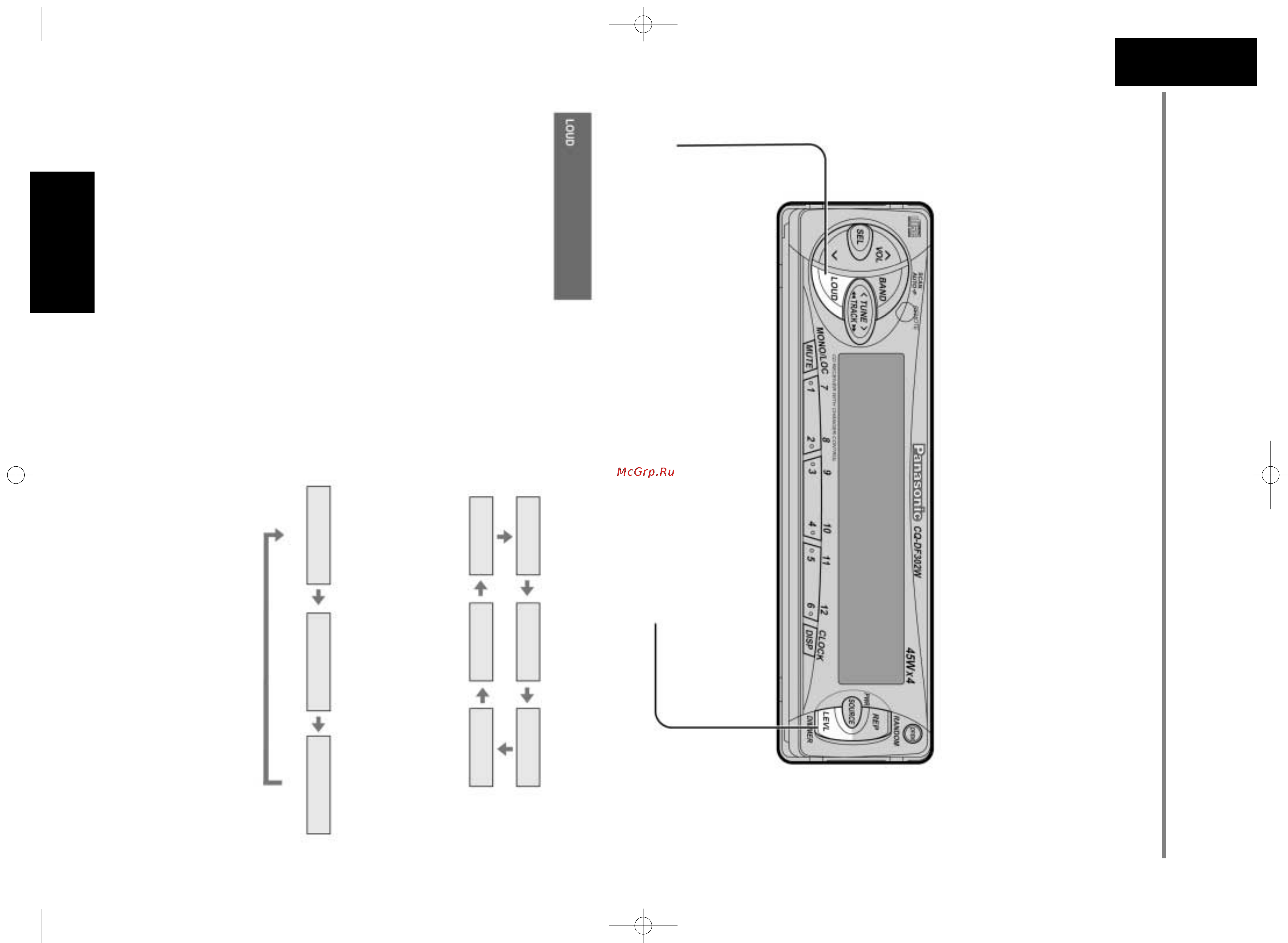 Panasonic CQ-DF302W [4/24] Управление питанием и воспроизведением звук