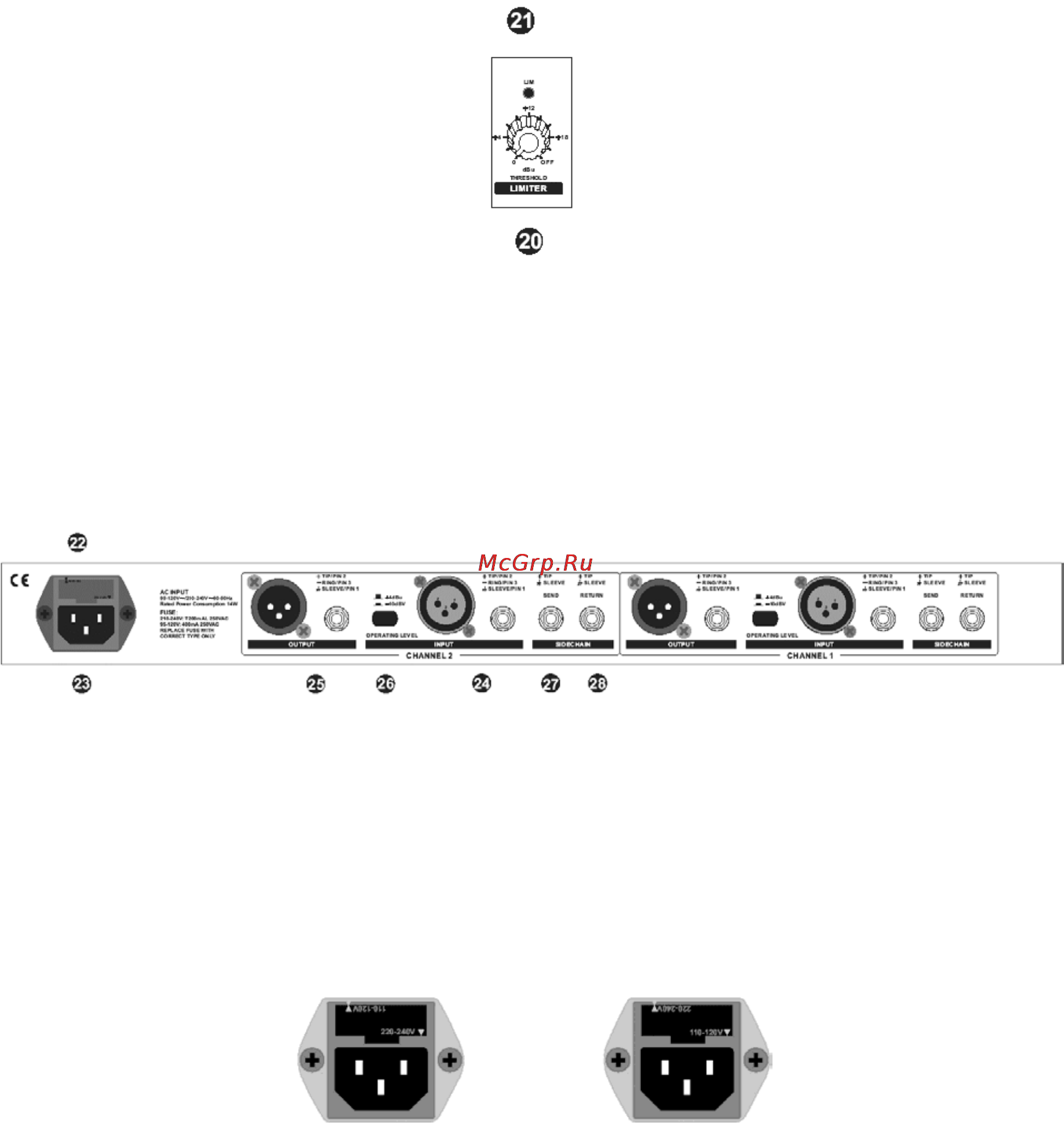 Alto CLE2.0 [10/26] Секция peak limiter пиковый лимитер