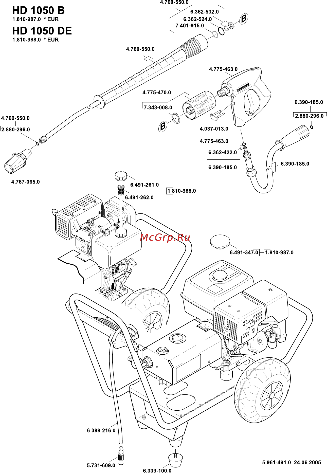 Karcher HD 1050 DE Инструкция по эксплуатации онлайн [262/264] 836