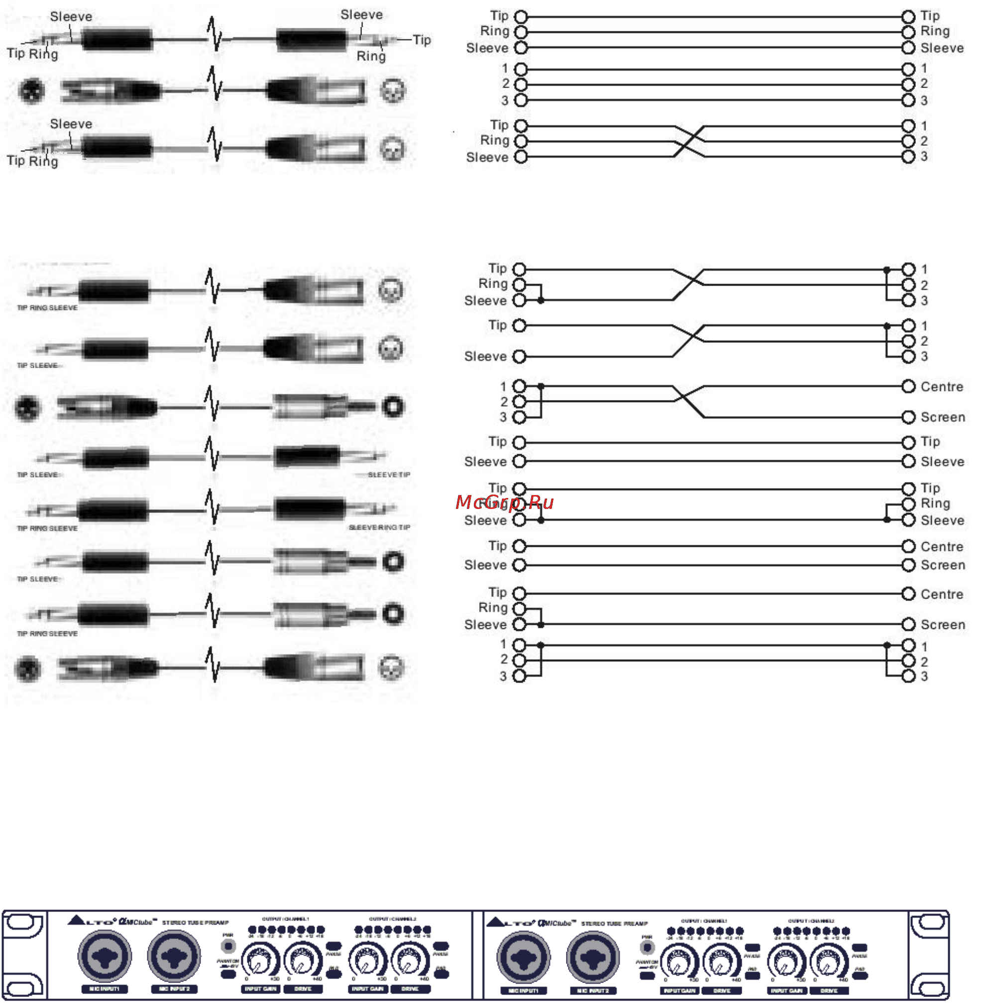 Alto ALPHA MICROTUBE [10/14] Установка в рэковую стойку
