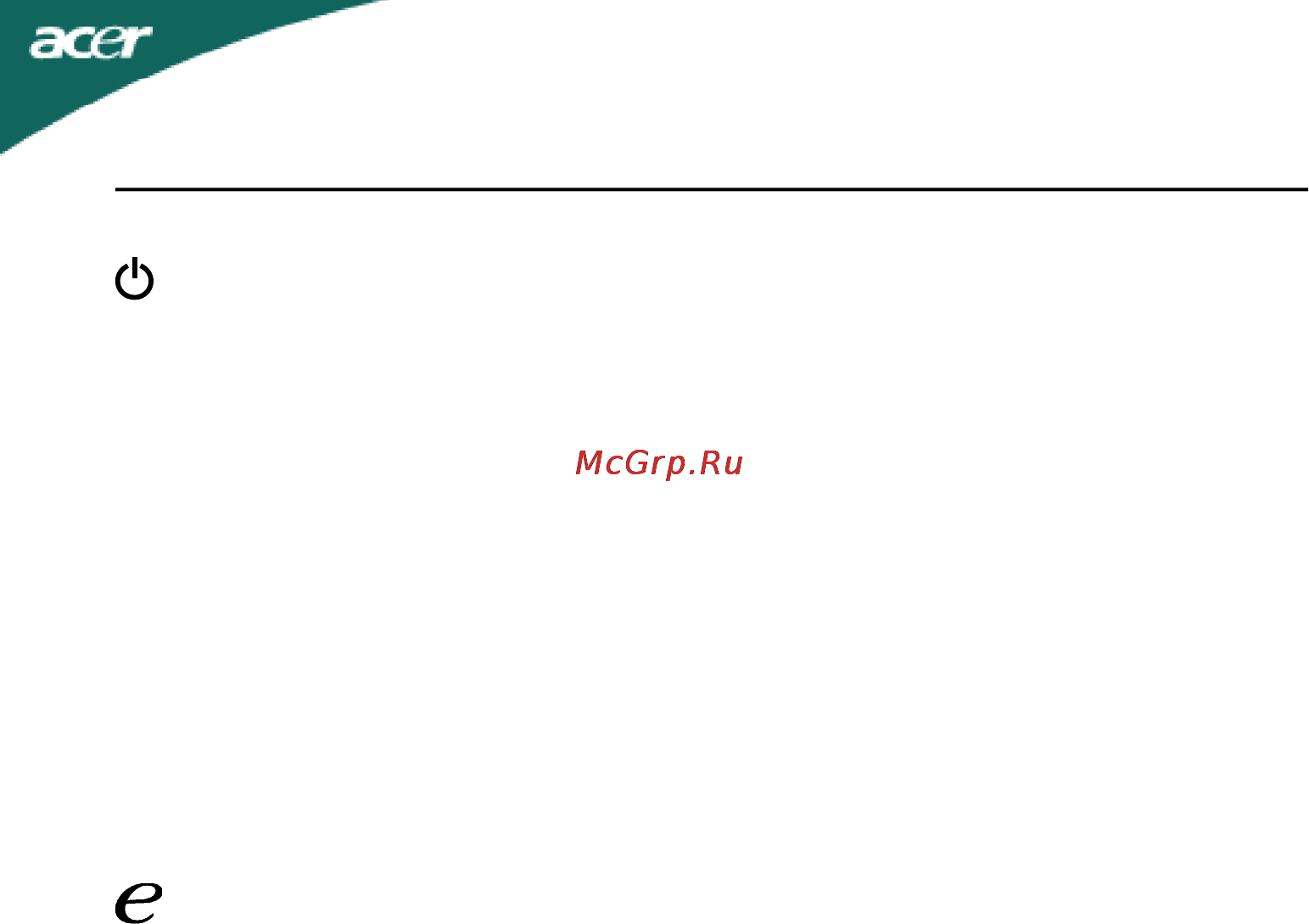 Acer G195HQVB Black [14/23] Элементы управления для пользователя