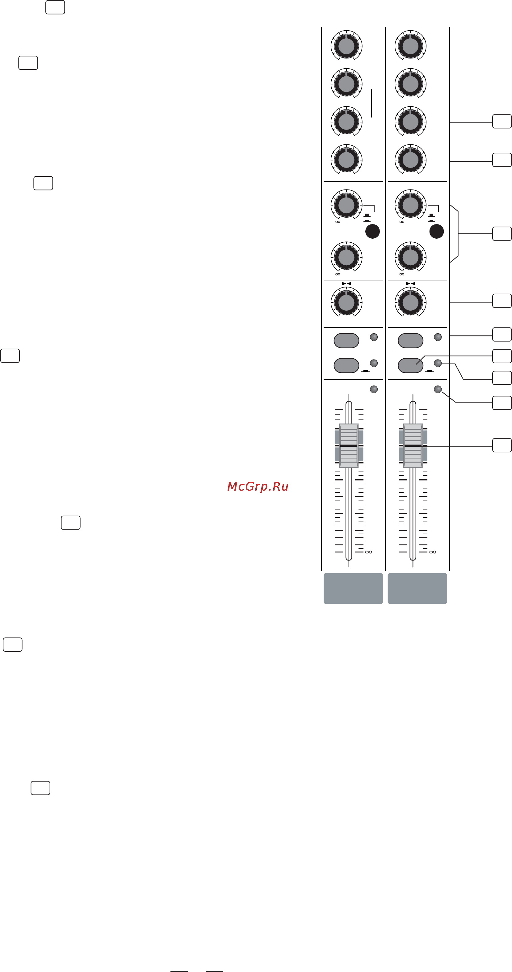Alto S16 [11/23] The panorama control for the mono channels and balance