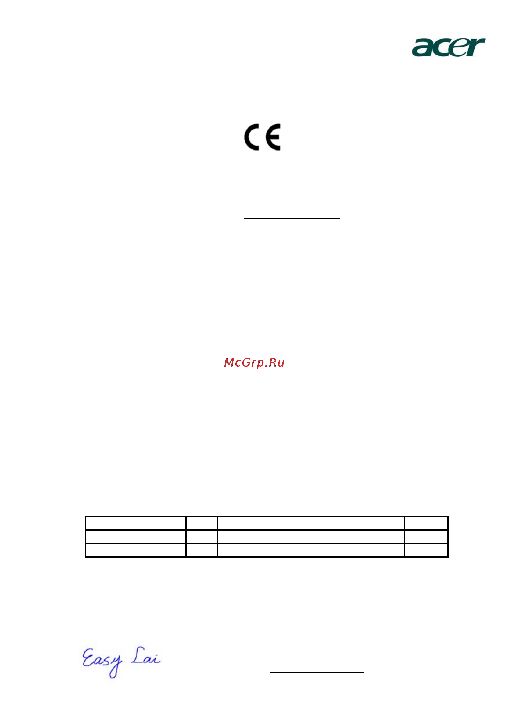 Acer S221HQLbid [10/30] Declaration of conformity