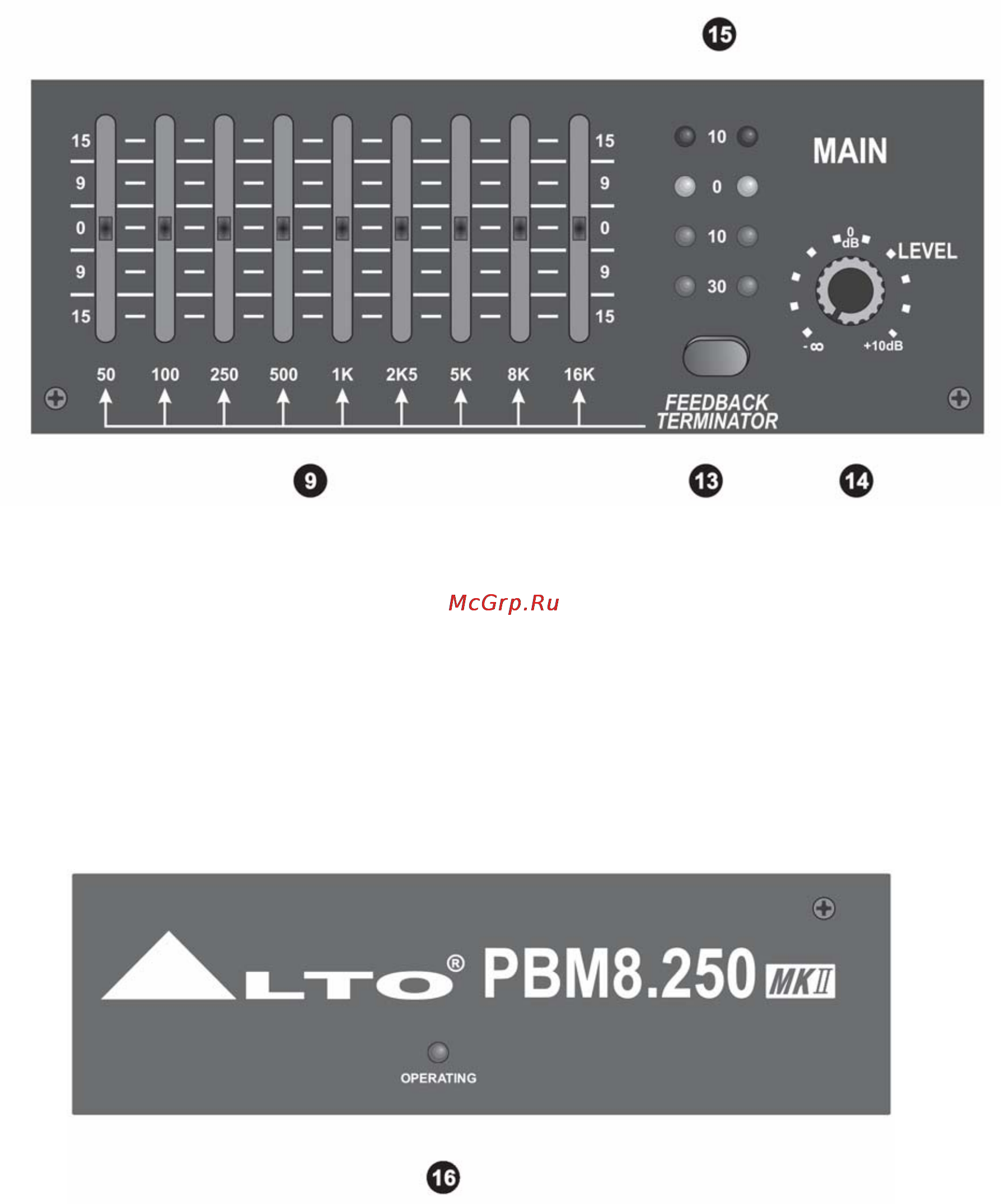 Alto PBM8.500 MK II Инструкция по эксплуатации онлайн [9/27] 908