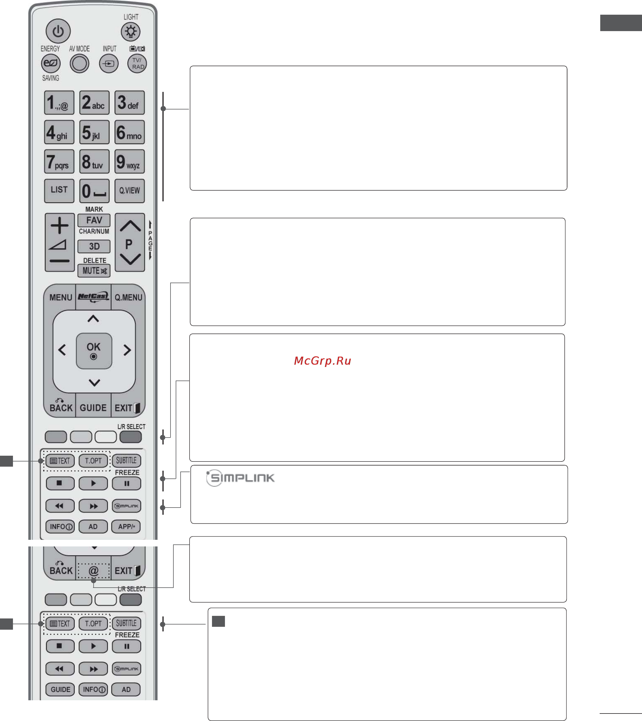 LG 42LX6500 + 1 пара очков Инструкция по эксплуатации онлайн [61/275] 936