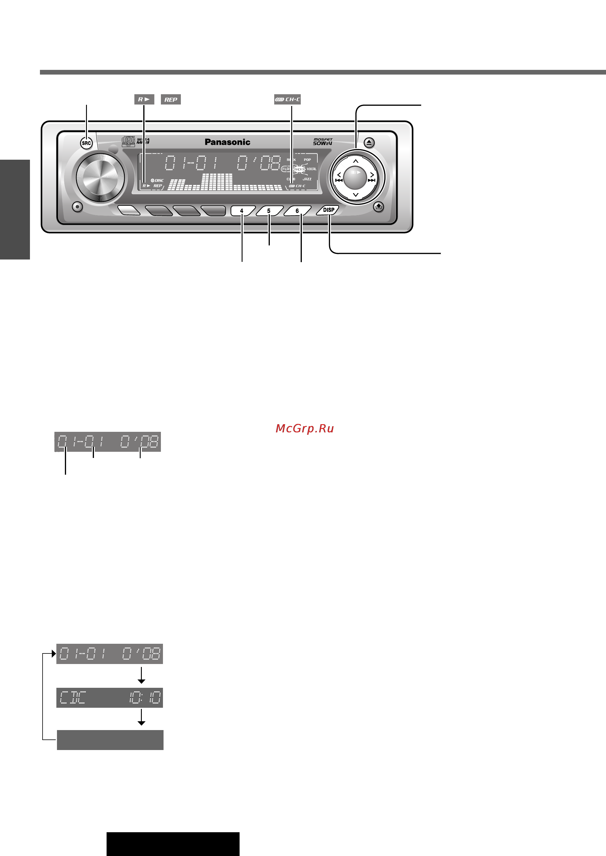 Panasonic CQ-C5401W [20/38] Управление cd чейнджером