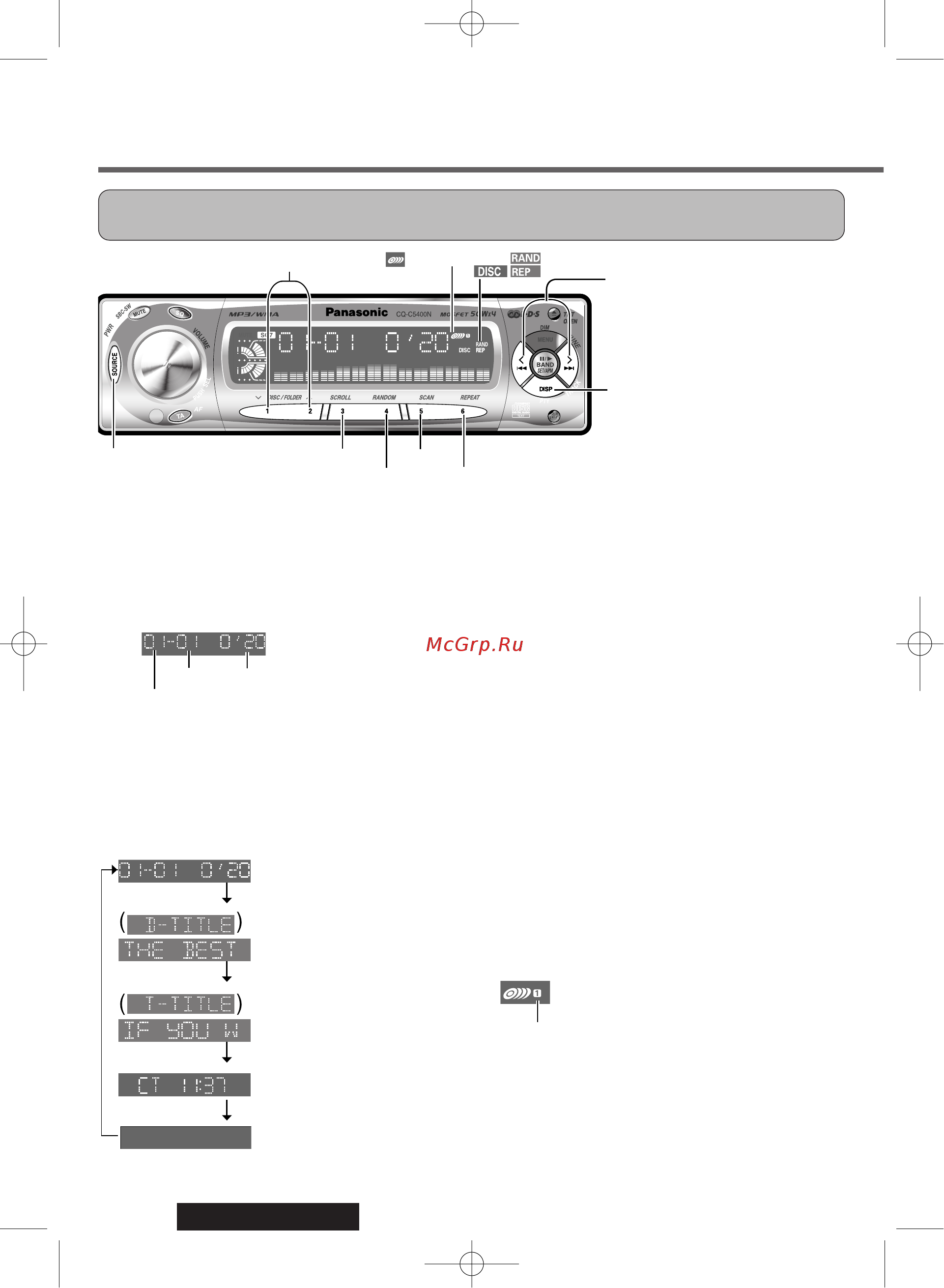 Panasonic CQ-C5100N [24/44] Cq c5400 c530 c510n