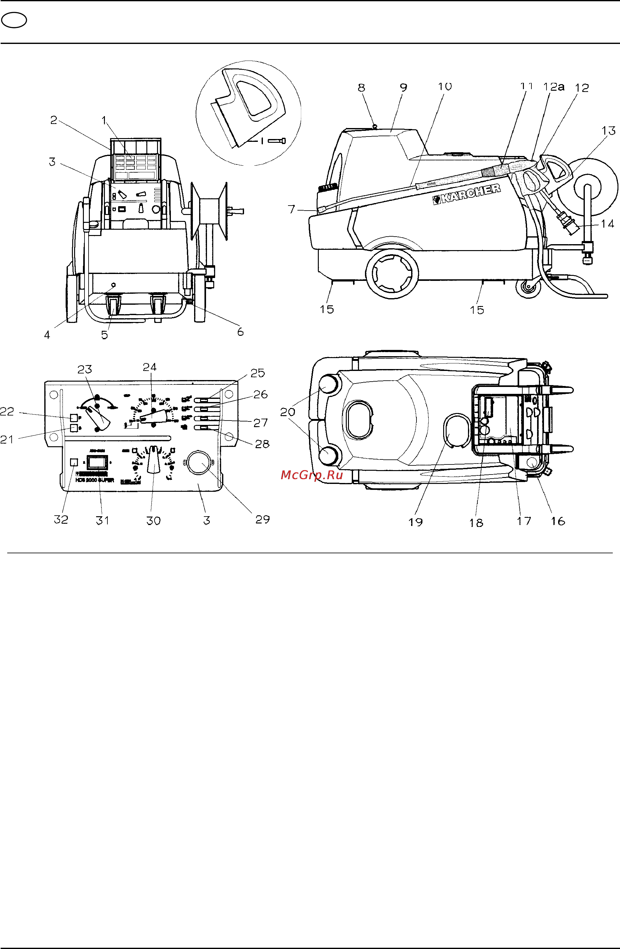 Karcher HDS 2000 Super [108/185] Illustration af apparat