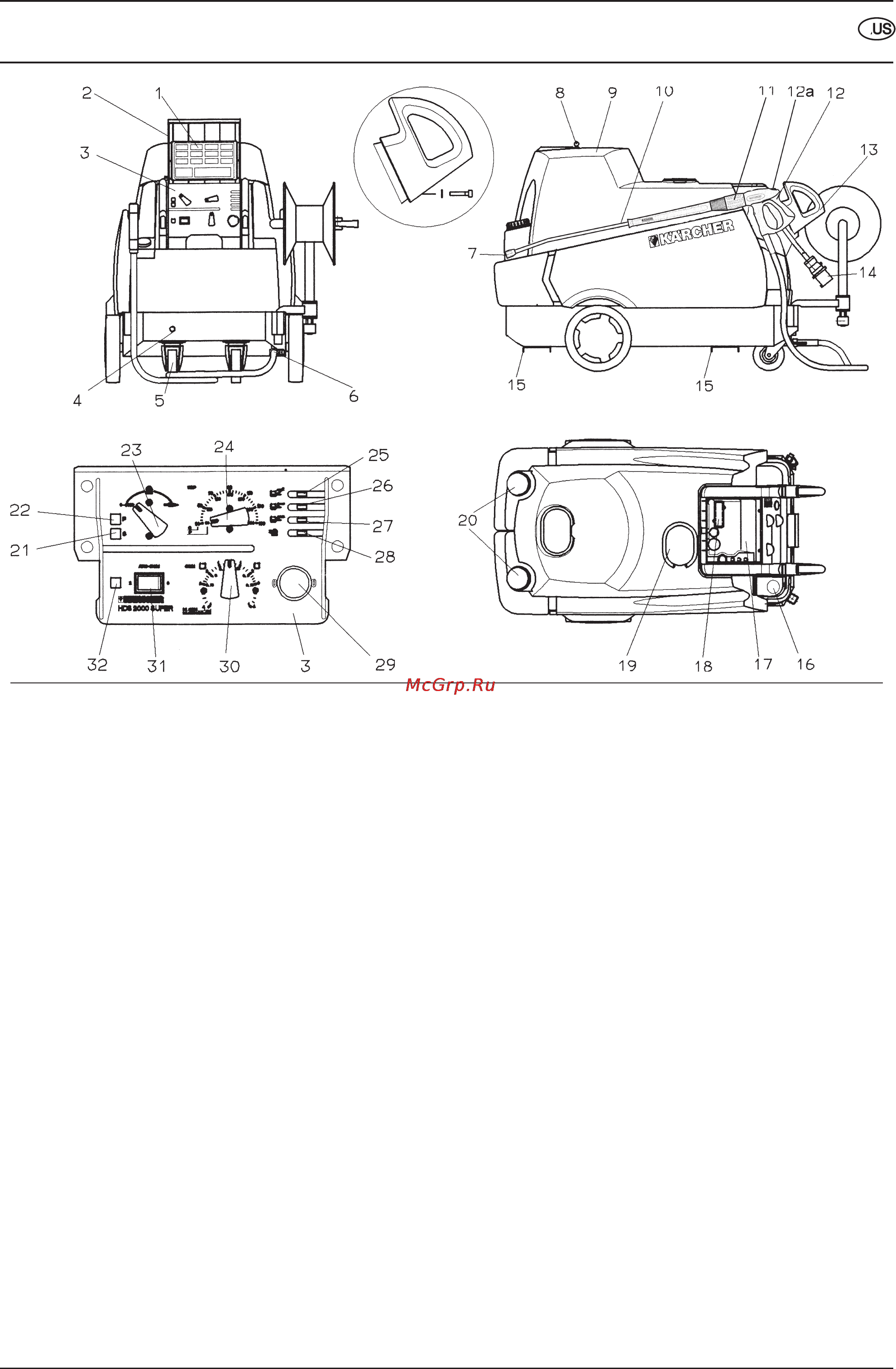 Karcher HDS 2000 Super [173/185] Нов 2000 бирег