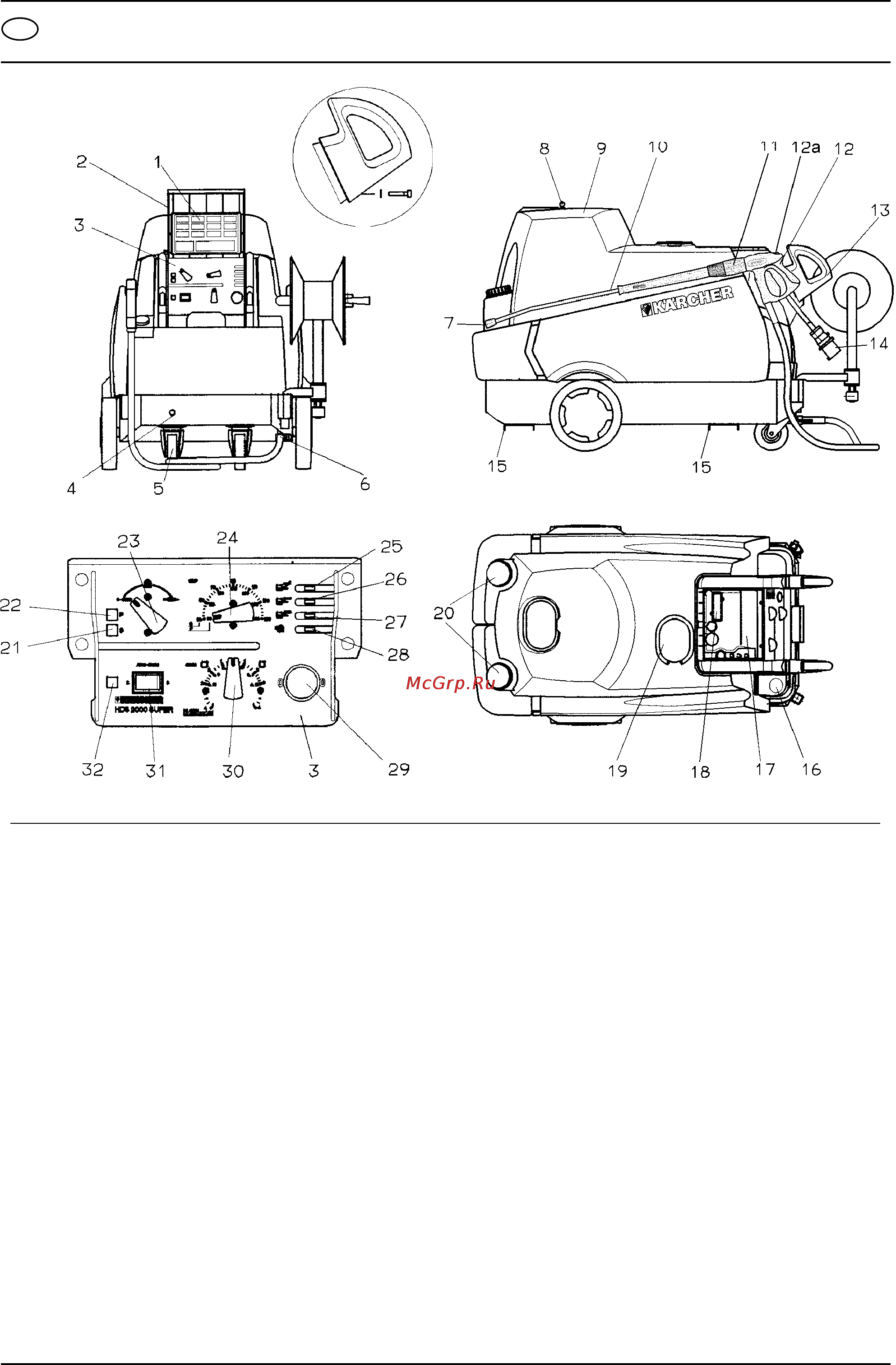Karcher HDS 2000 Super [4/185] Geräteabbildung