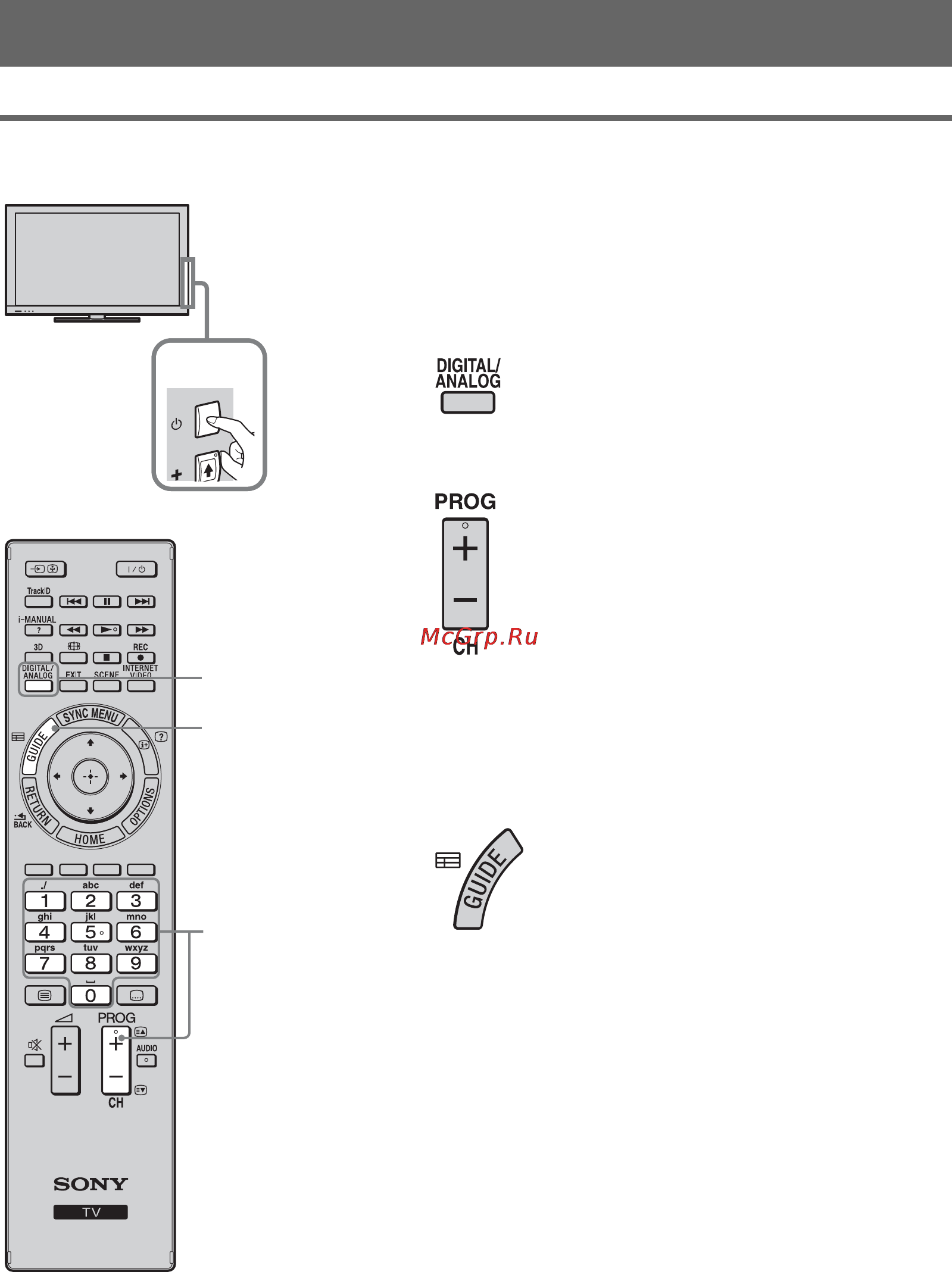 Sony KDL-40EX521 [16/76] Использование телевизора bravia