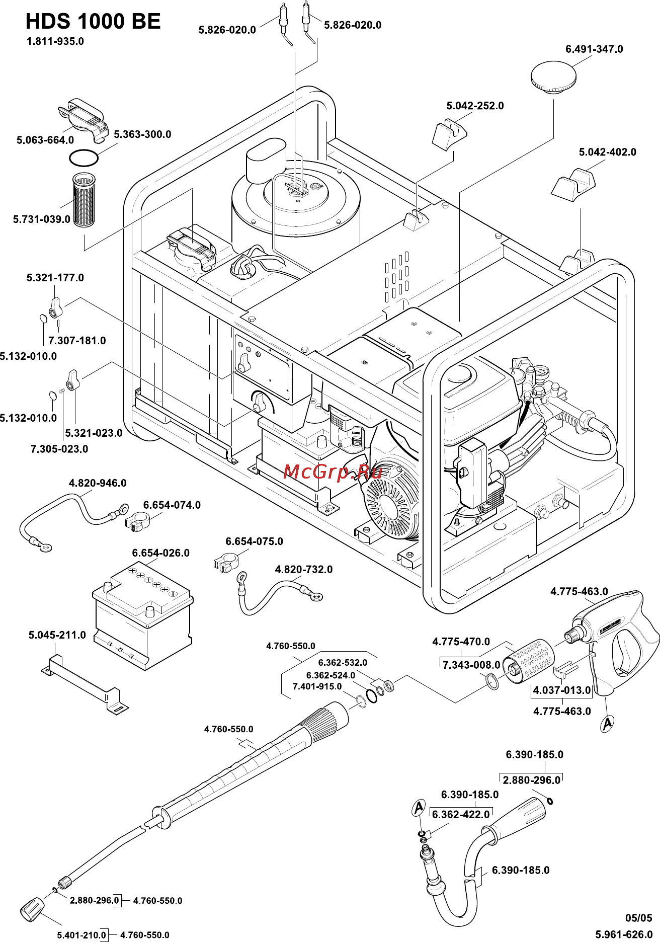 Karcher HDS 1000 BE Инструкция по эксплуатации онлайн [425/428] 1001