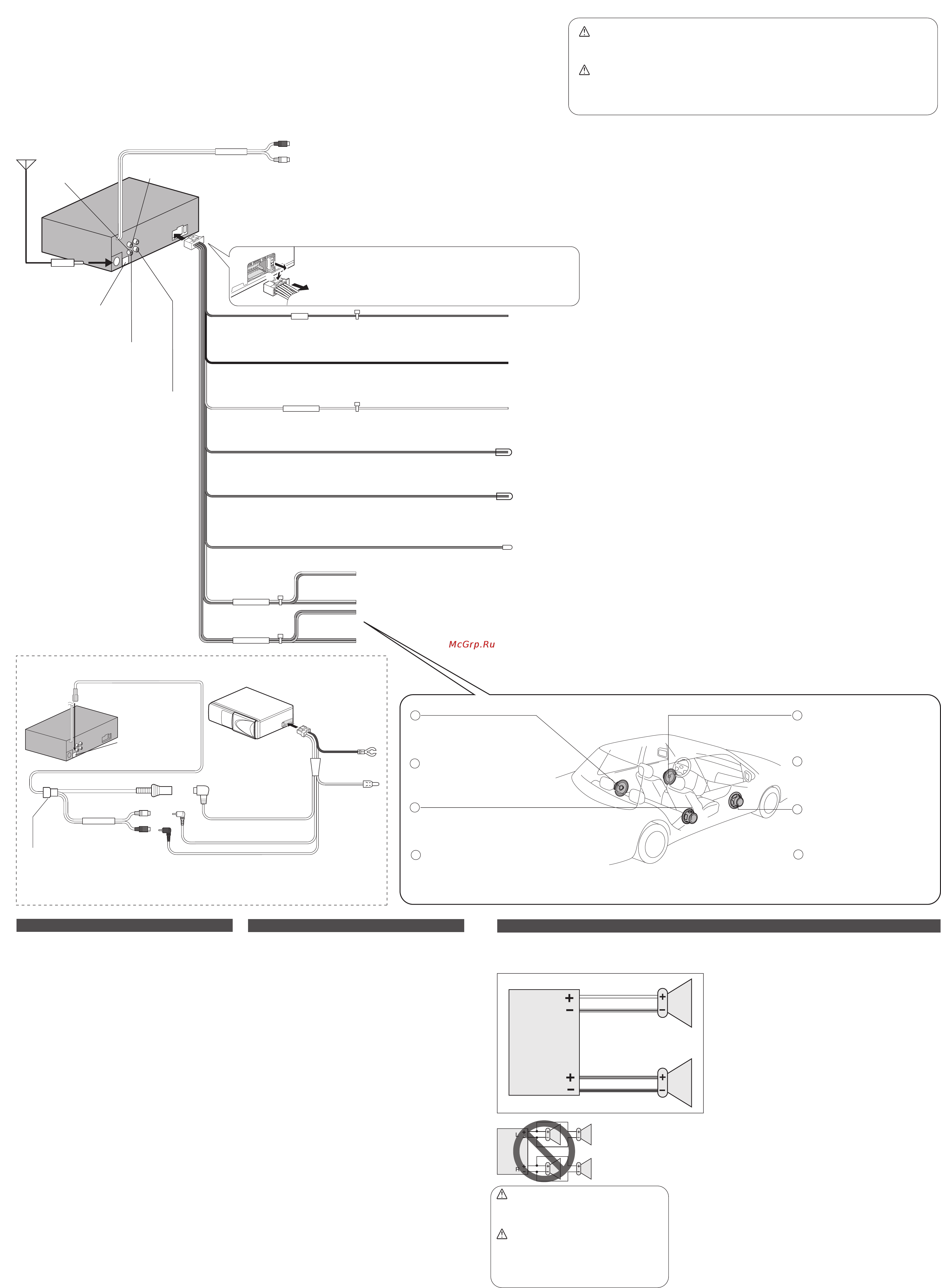 Panasonic CQ-C3453W [32/32] Wiring монтаж электропроводок