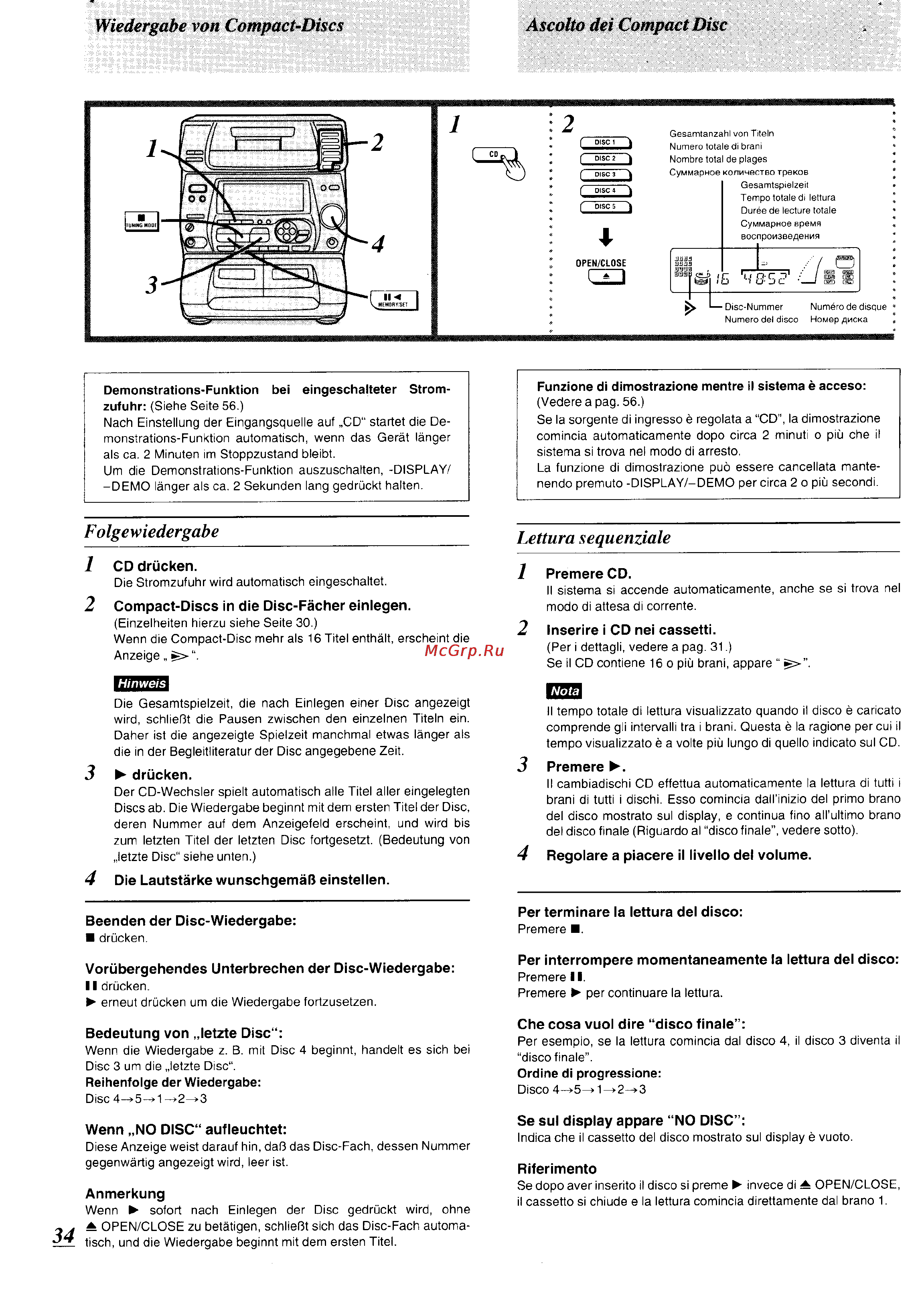 Panasonic SC-CH74 [30/103] Folgewiedergabe