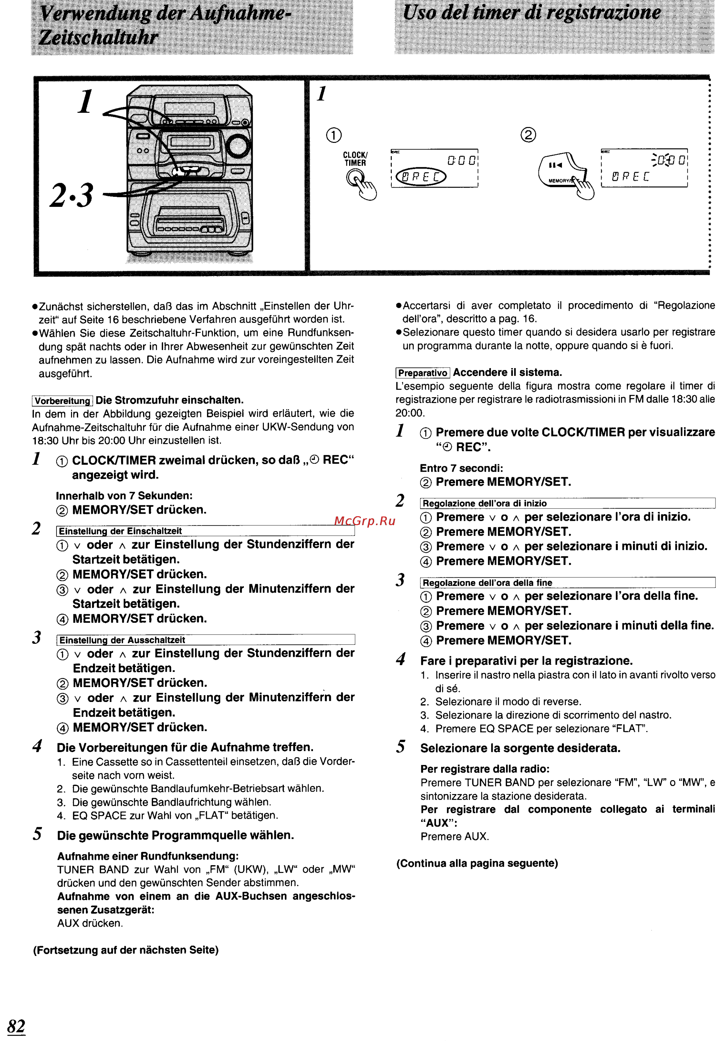 Panasonic SC-CH64M [78/100] Uso del timer di registrazione