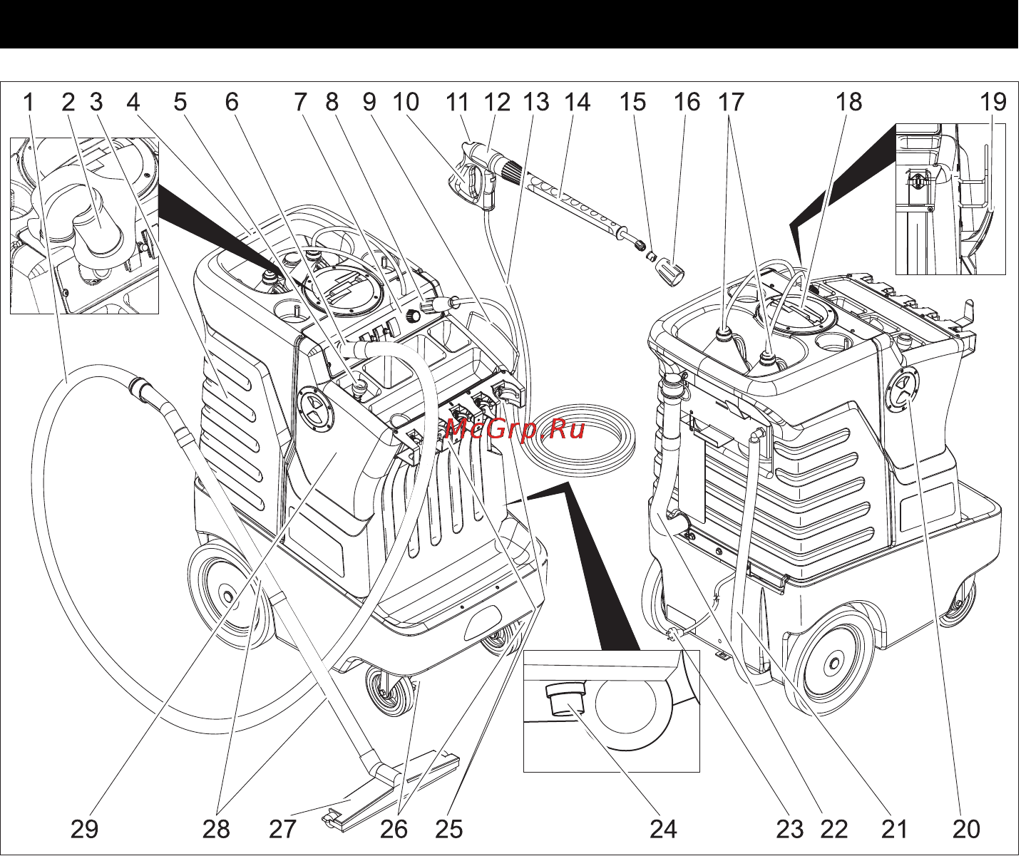 Karcher AP 100/50 M [14/294] Device elements