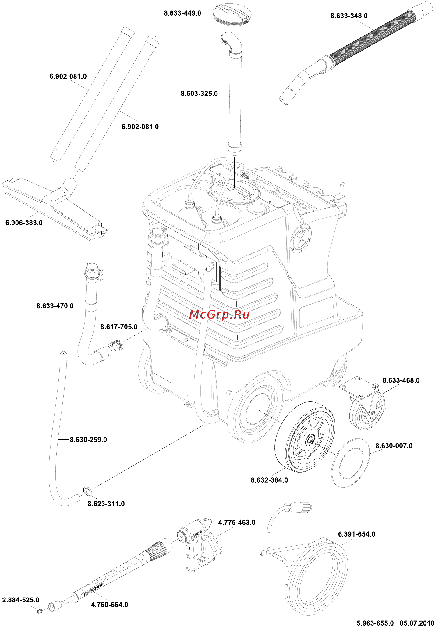 Karcher AP 100/50 M Инструкция по эксплуатации онлайн [281/294] 1069