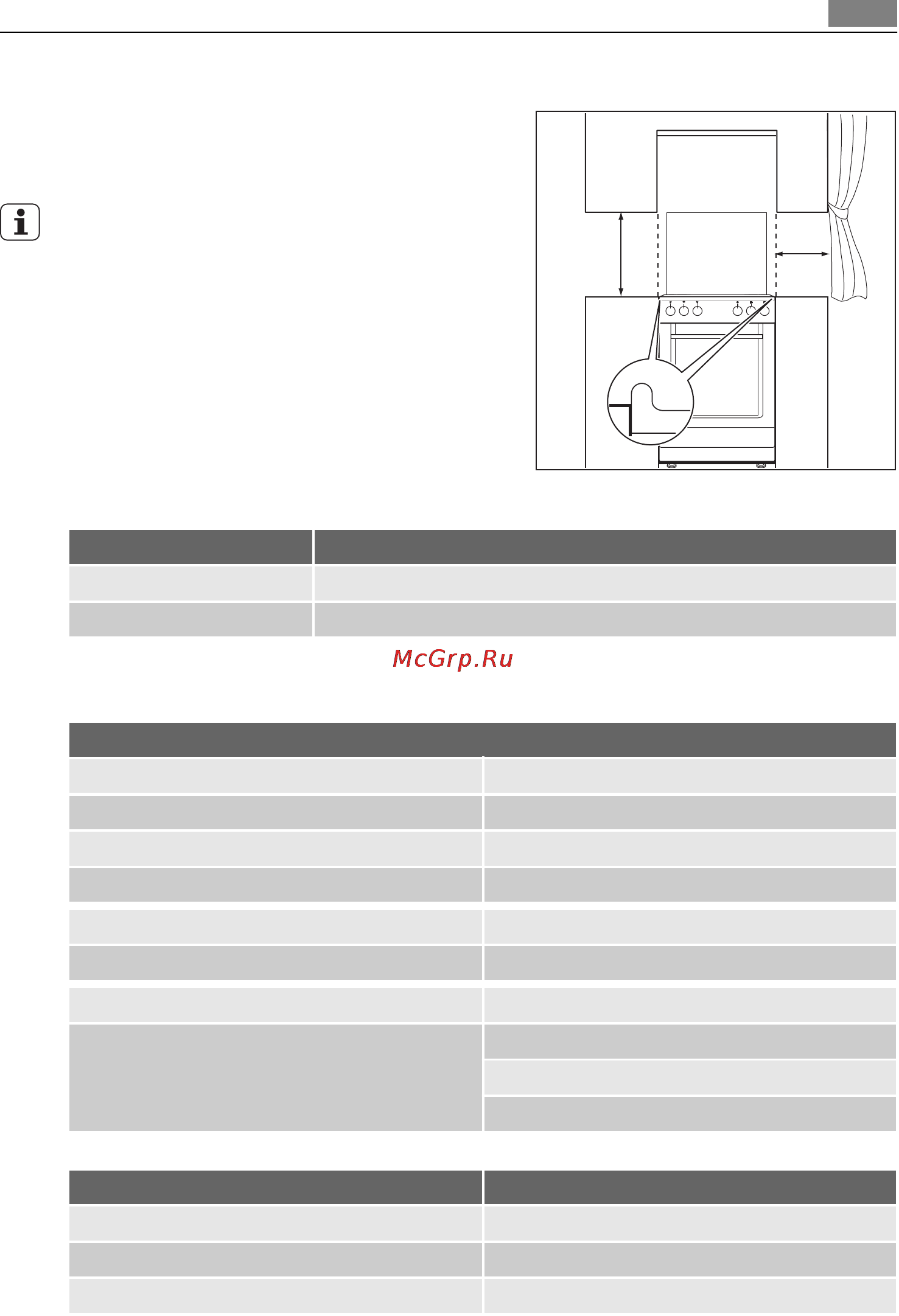 AEG 47345GM-MN [35/44] Место для установки прибора