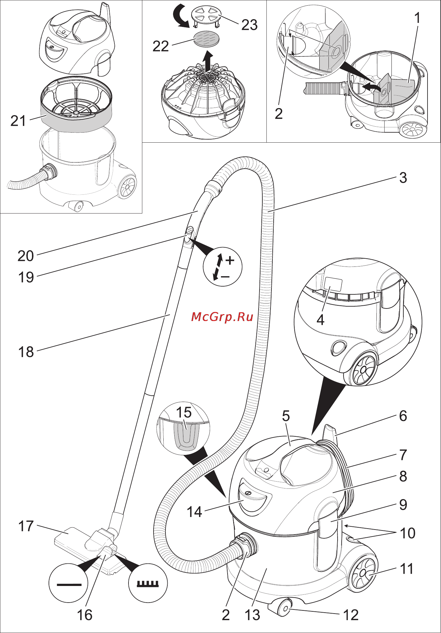 Karcher T 7/1 Инструкция по эксплуатации онлайн [2/144] 1104