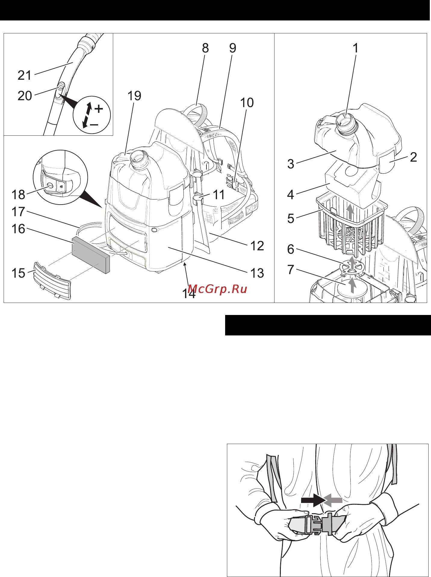 Karcher BV 5/1 [169/216] Sastavni delovi uređaja