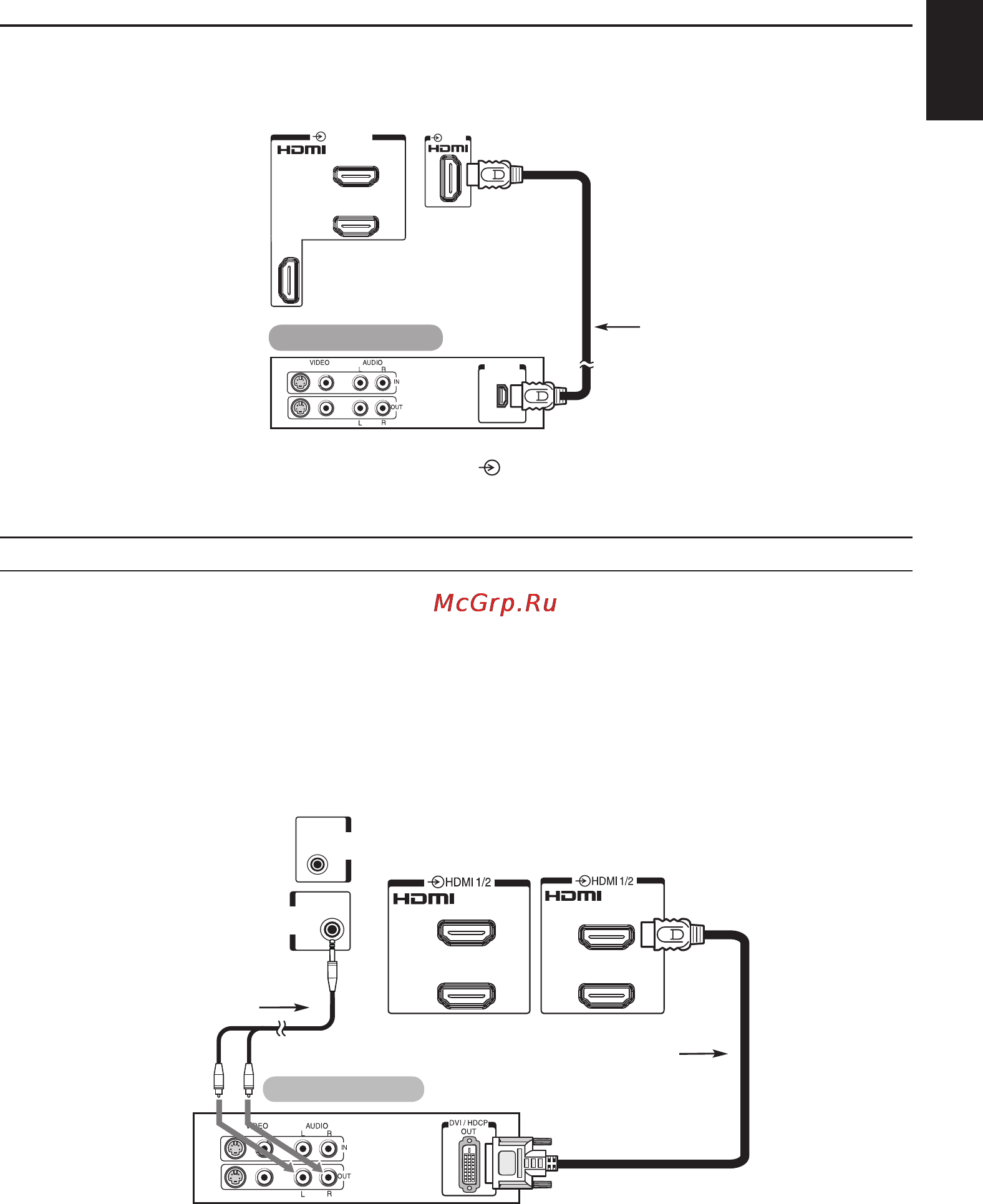Toshiba 22SL738 [16/69] Подключение устройства dvi
