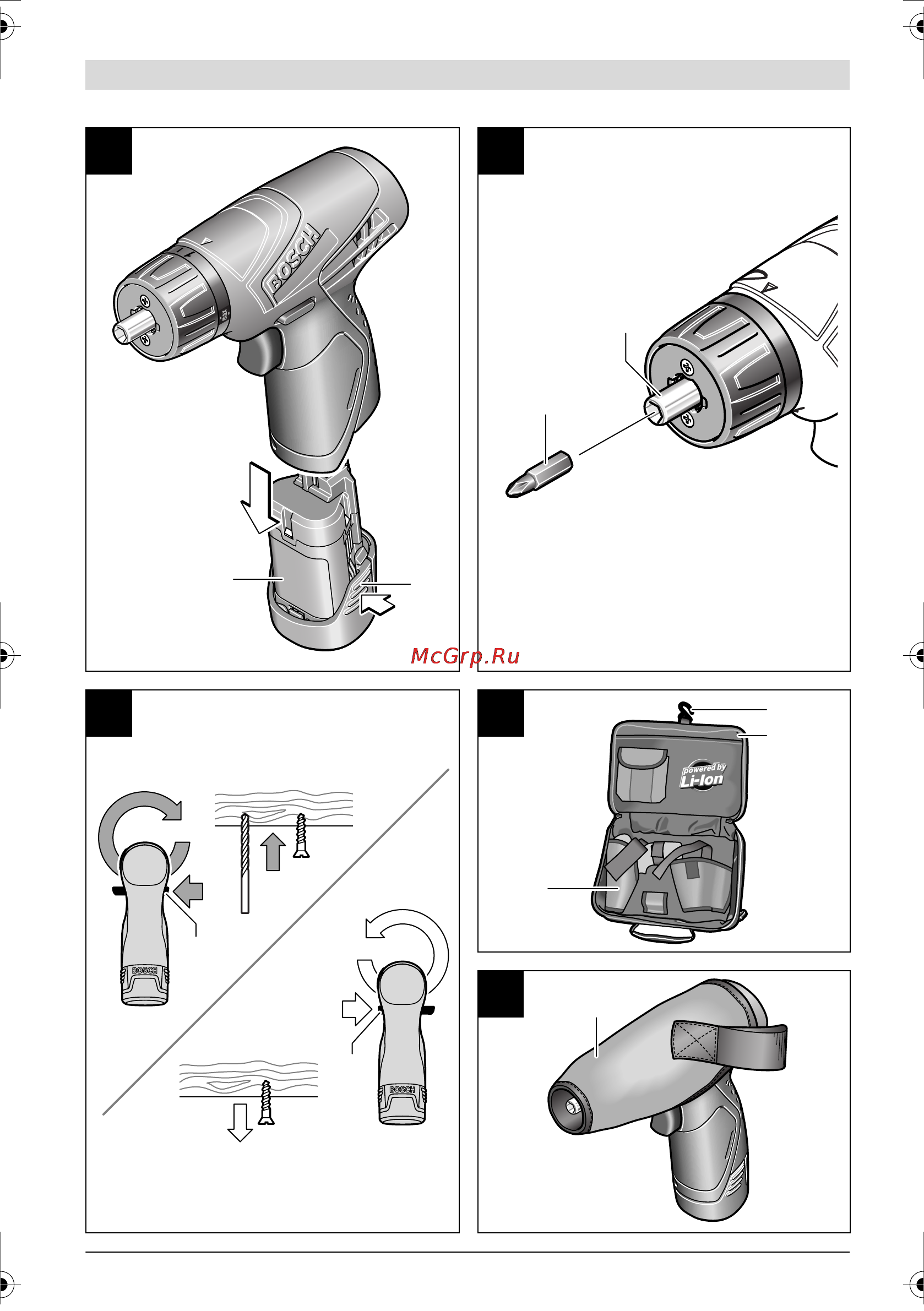 Bosch GWI 10,8 V-LI Инструкция по эксплуатации онлайн [5/104] 1202