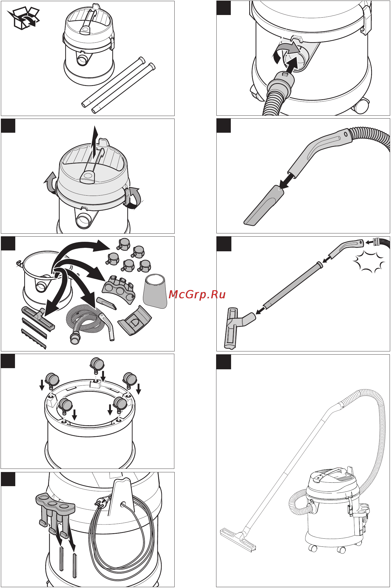 Karcher NT 27/1 Инструкция по эксплуатации онлайн [4/148] 1246