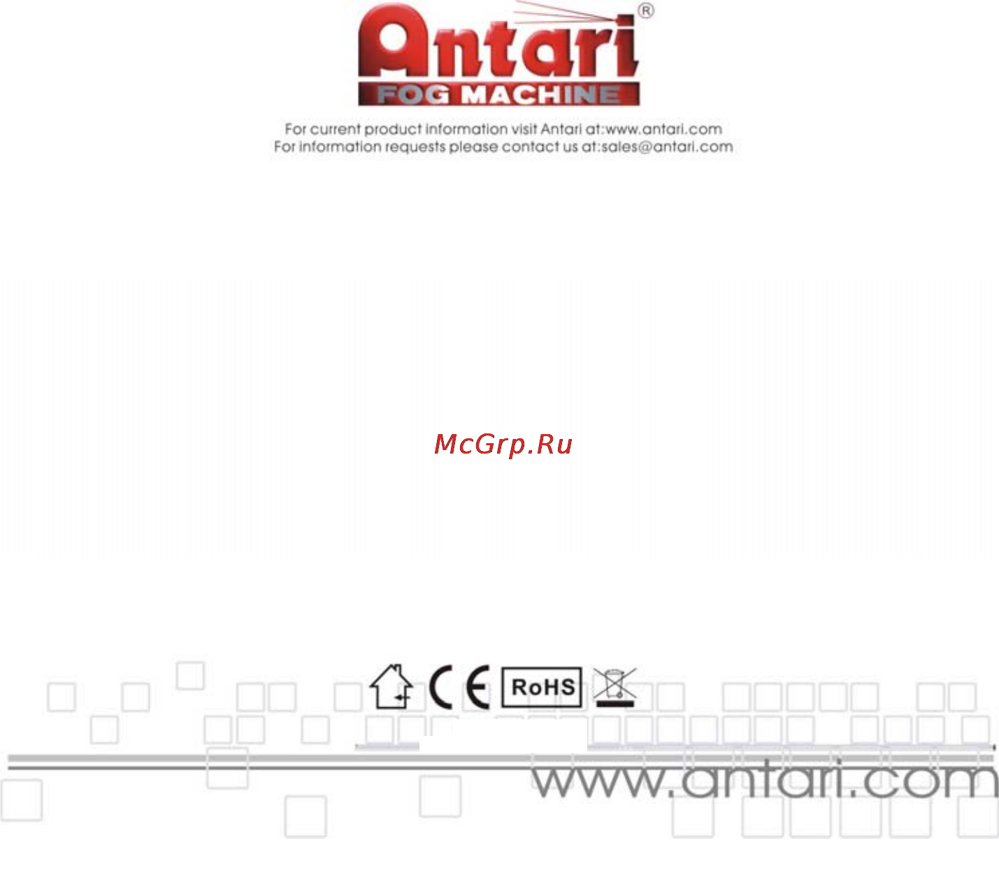 Antari HZ-400 Инструкция по эксплуатации онлайн [28/28] 1299