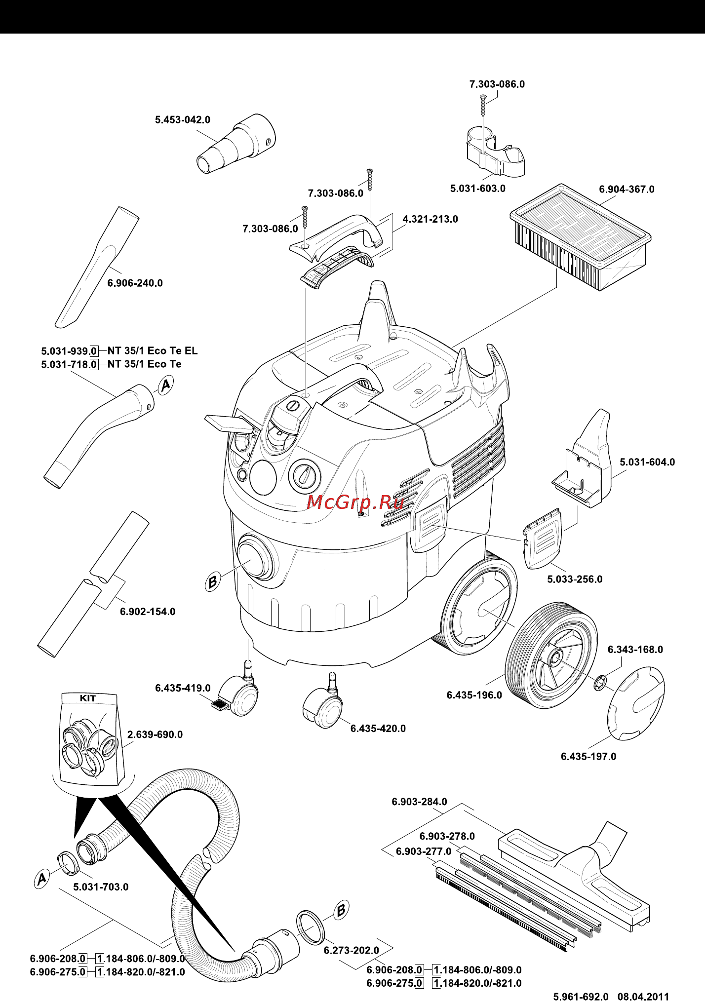 Karcher NT 35/1 Tact Инструкция по эксплуатации онлайн [181/184] 1278