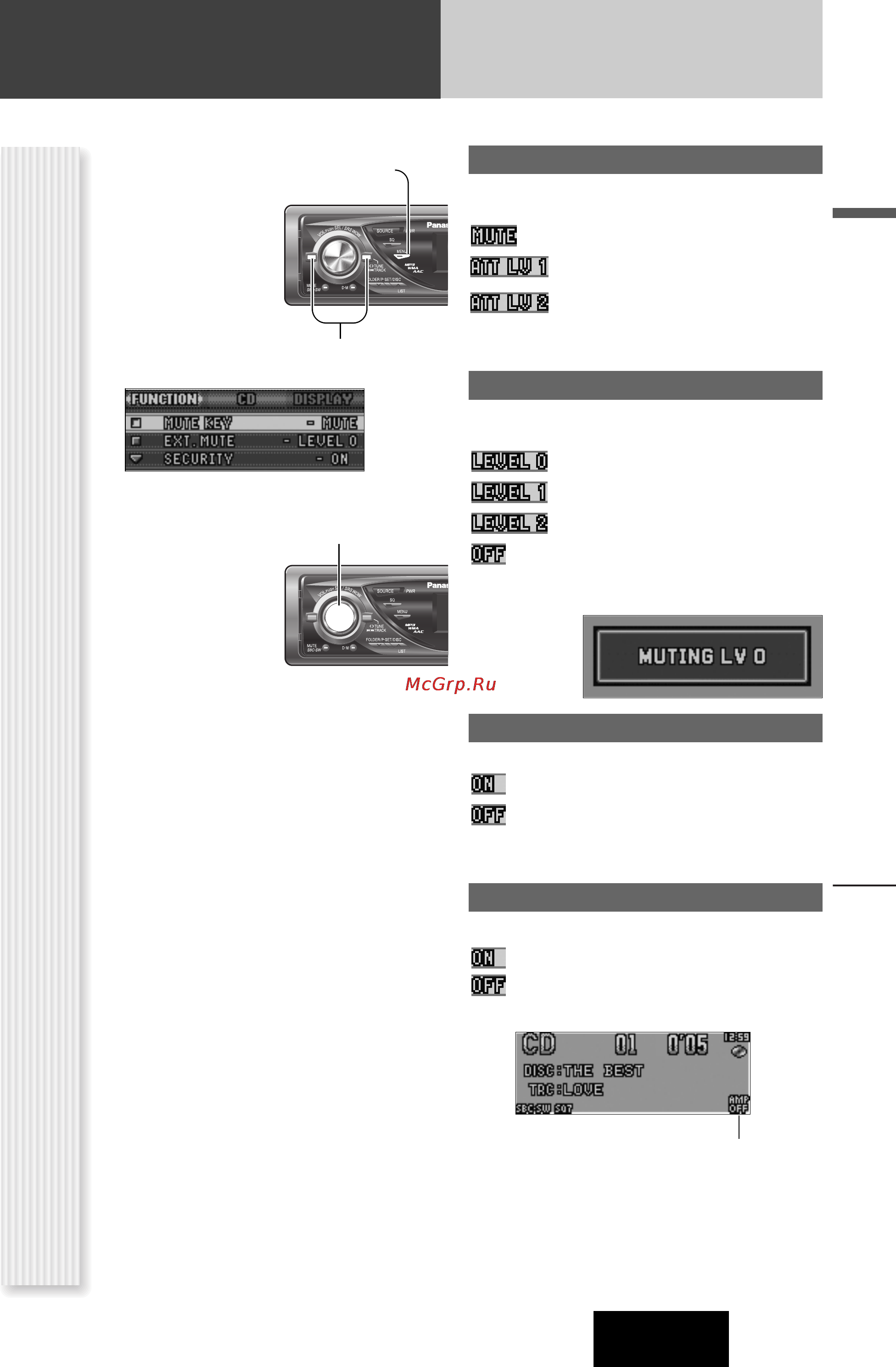 Panasonic CQ-C7405W [27/62] С d ж о18ш й y