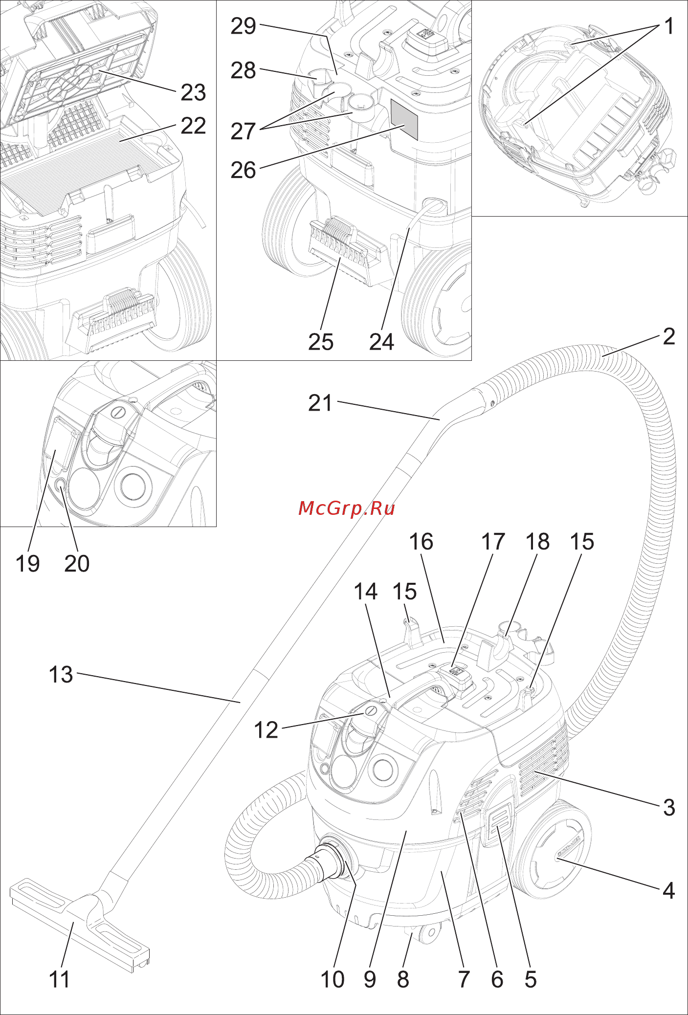 Karcher NT 35/1 Ap Инструкция по эксплуатации онлайн [3/188] 1331