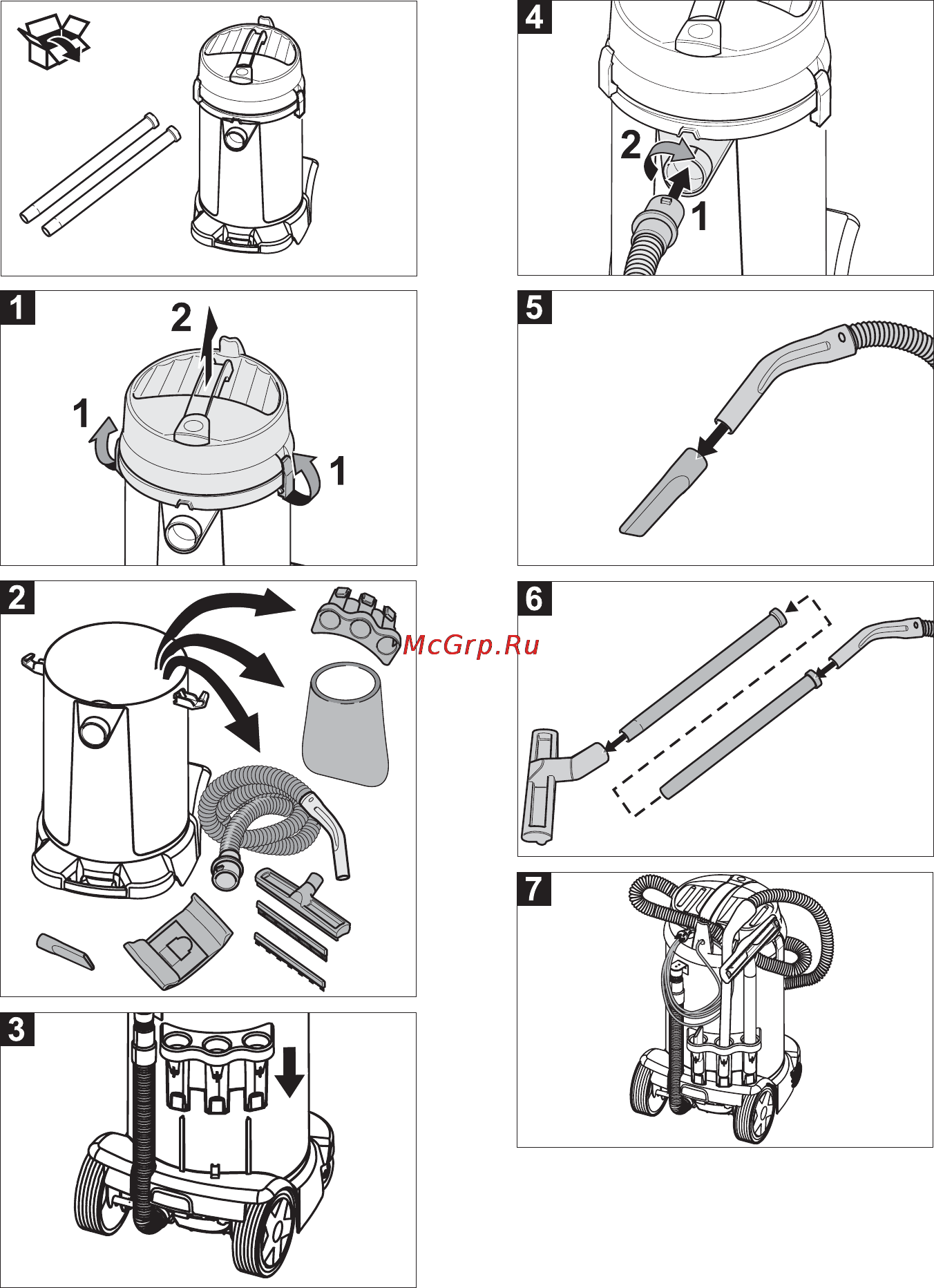 Karcher NT 48/1 Professional Инструкция по эксплуатации онлайн [2/100] 1344