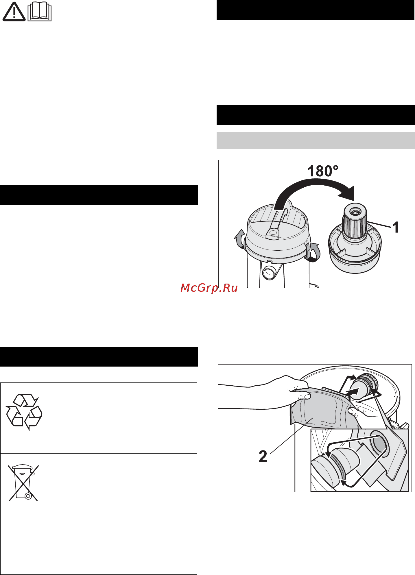 Karcher NT 48/1 Professional [7/100] Contents