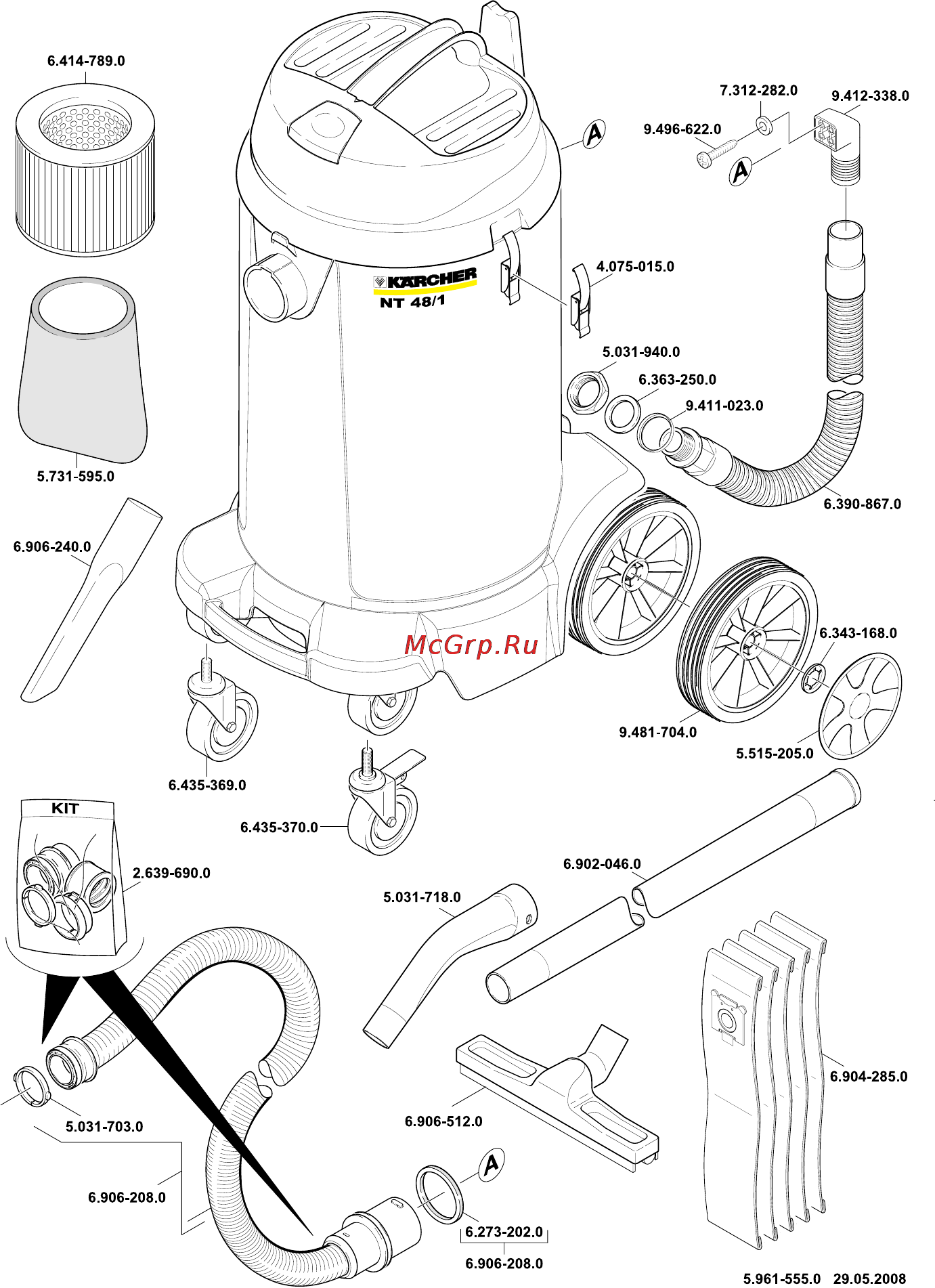 Karcher NT 48/1 Инструкция по эксплуатации онлайн [96/100] 65699