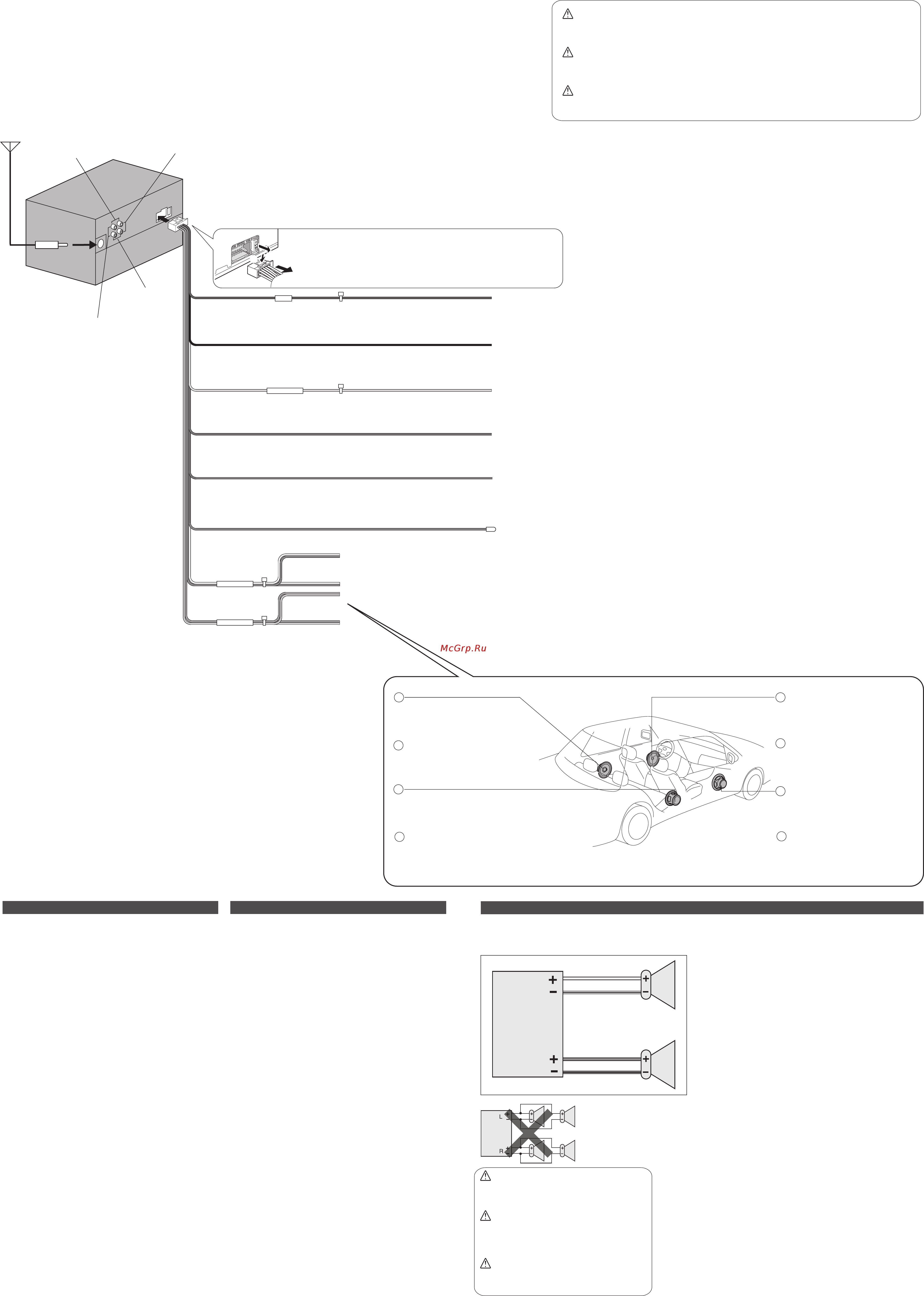 Panasonic CQ-CK2303W [36/36] Wiring монтаж электропроводок нн