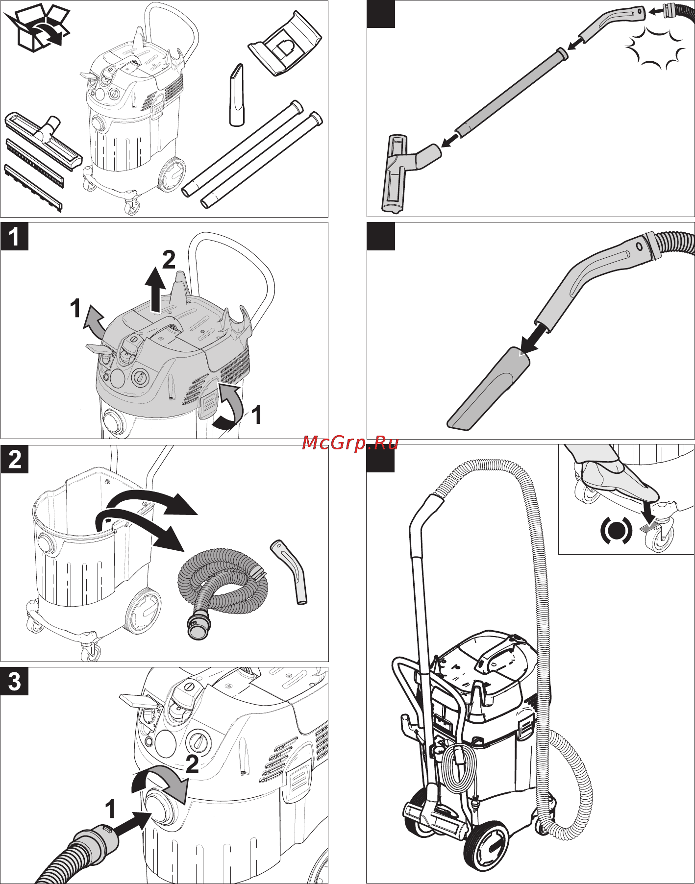 Karcher NT 55/1 Tact Инструкция по эксплуатации онлайн [4/184] 1363