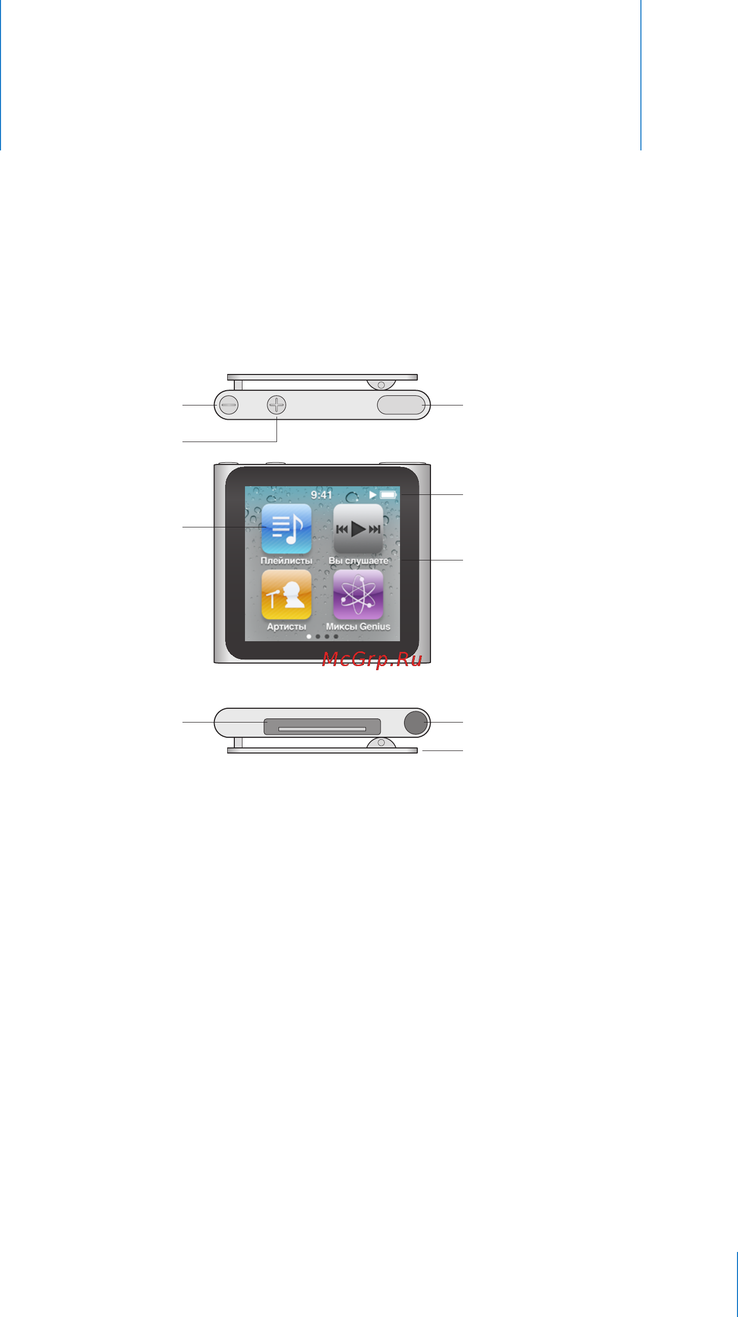 Apple MC695QB/A 16Gb Blue [5/87] Ipod nano краткое знакомство