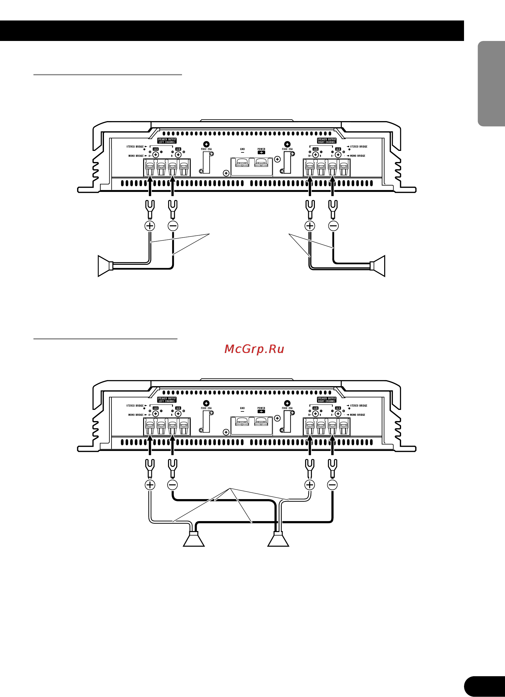Pioneer RS-A7 [13/142] Two channel mode mono
