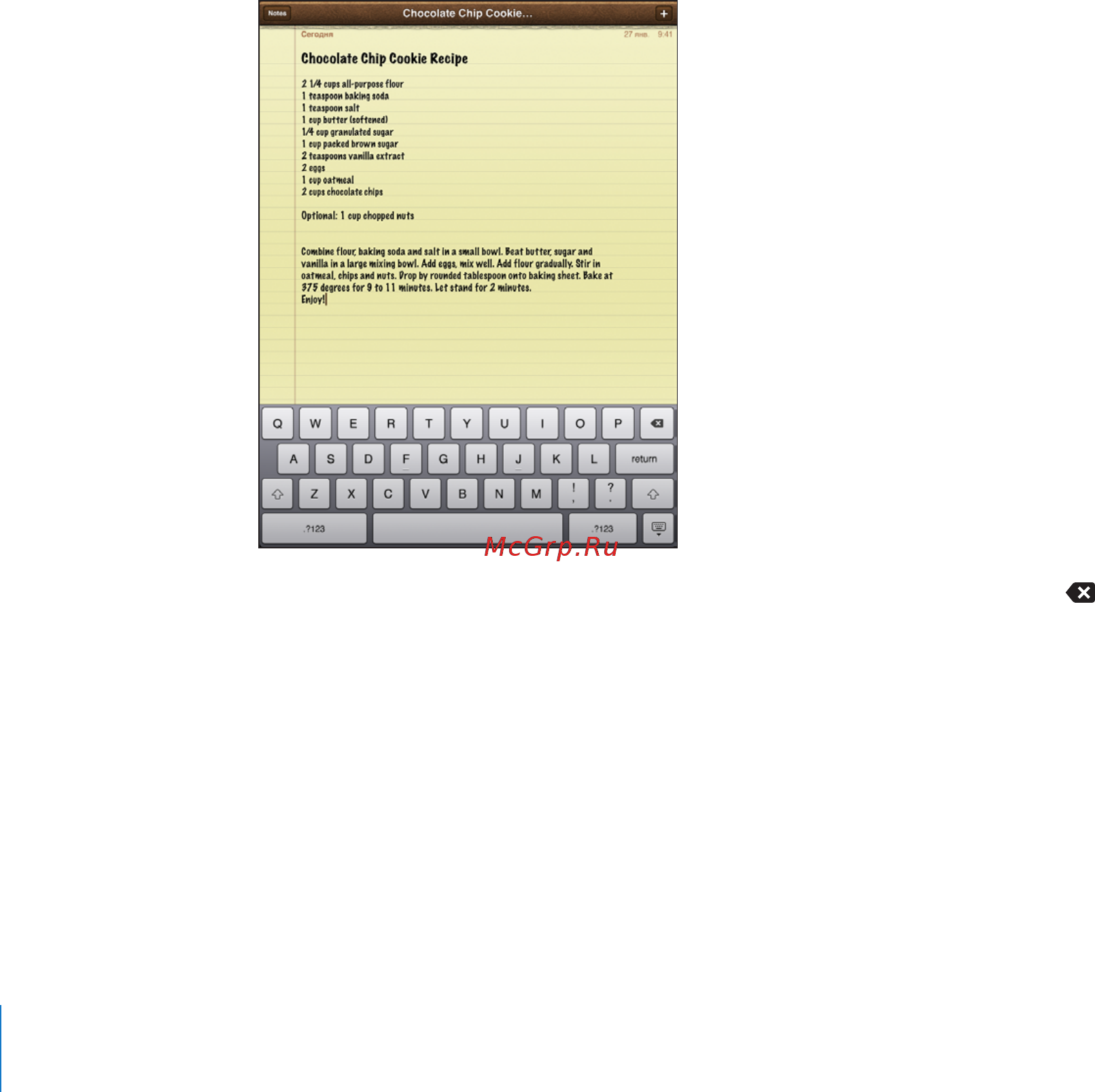Apple 3G iPad MС496RS/A 32Gb [18/169] Печать