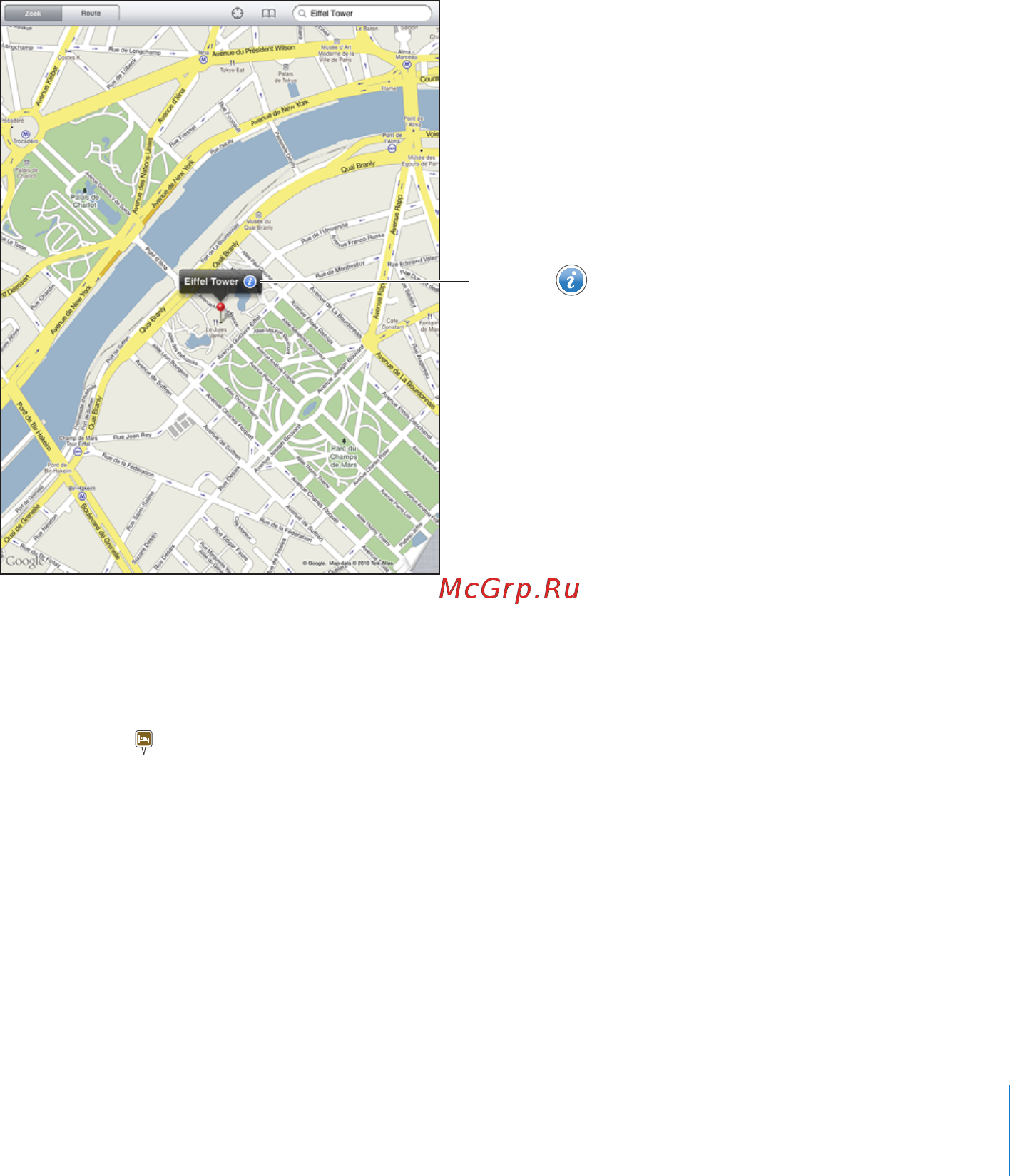 Apple 3G iPad MС496RS/A 32Gb [87/169] Поиск и просмотр местонахождений