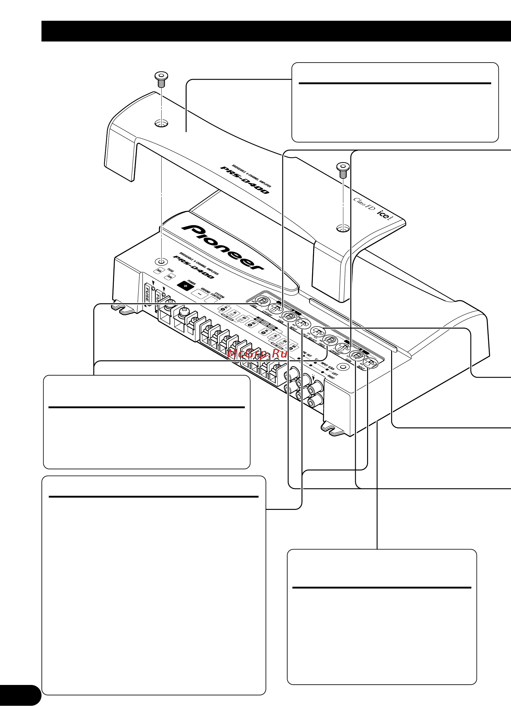 Pioneer PRS-D400 [18/99] Ajuste de esta unidad