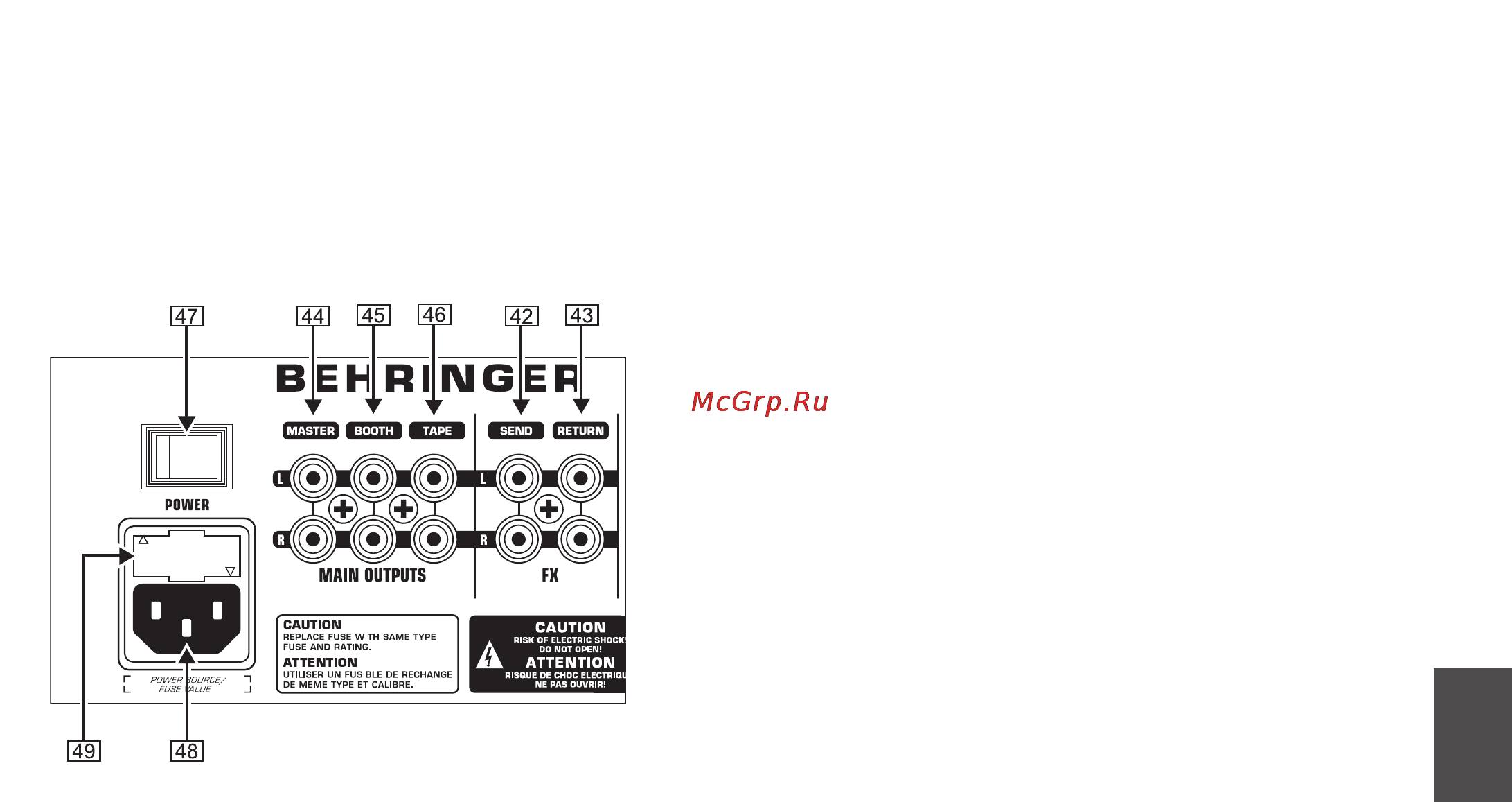 Behringer DJX 750 PRO MIXER [7/10] Pro mixer djx750 руководство пользователя