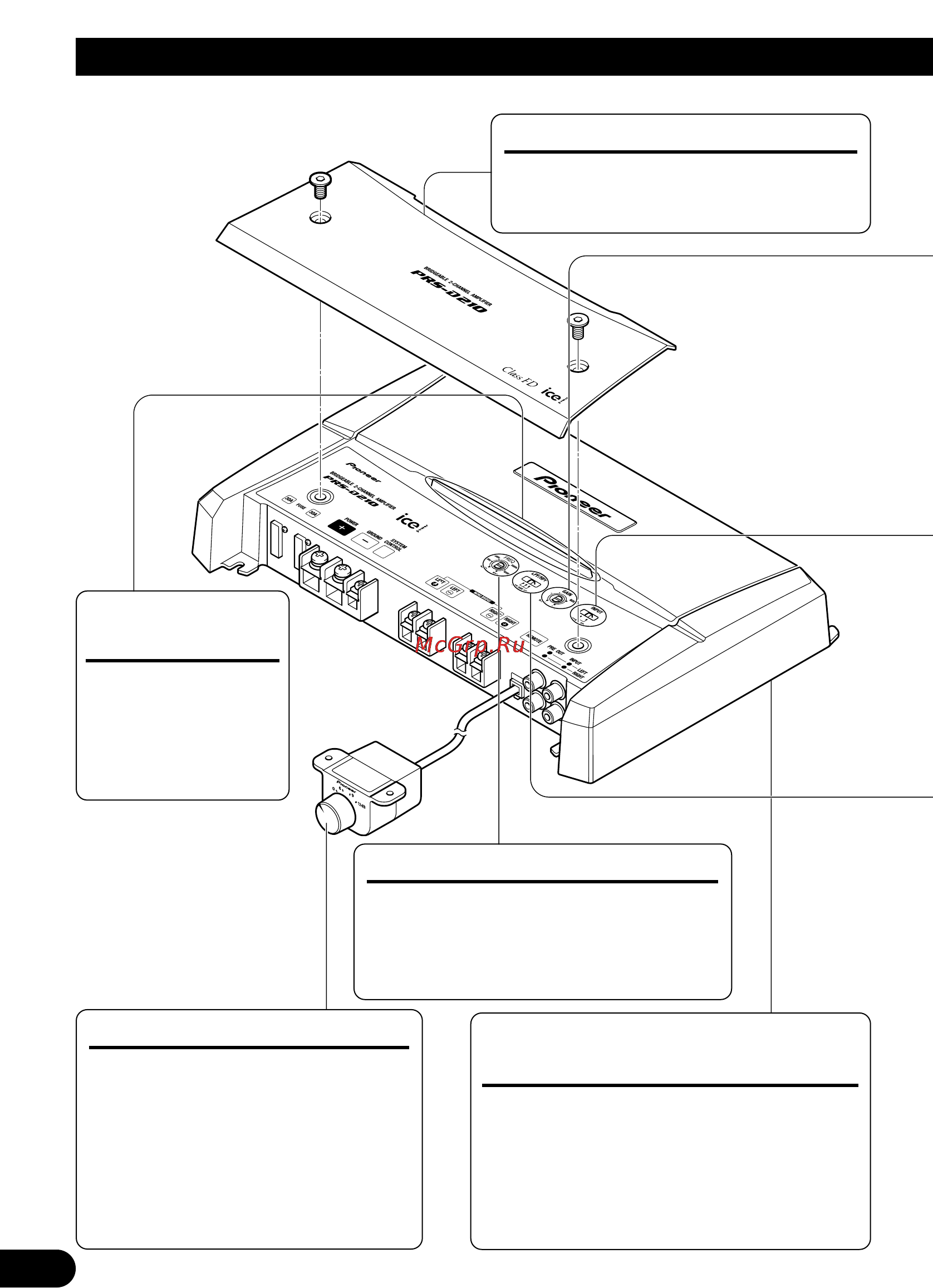 Pioneer PRS-D210 [16/86] Ajuste de esta unidad