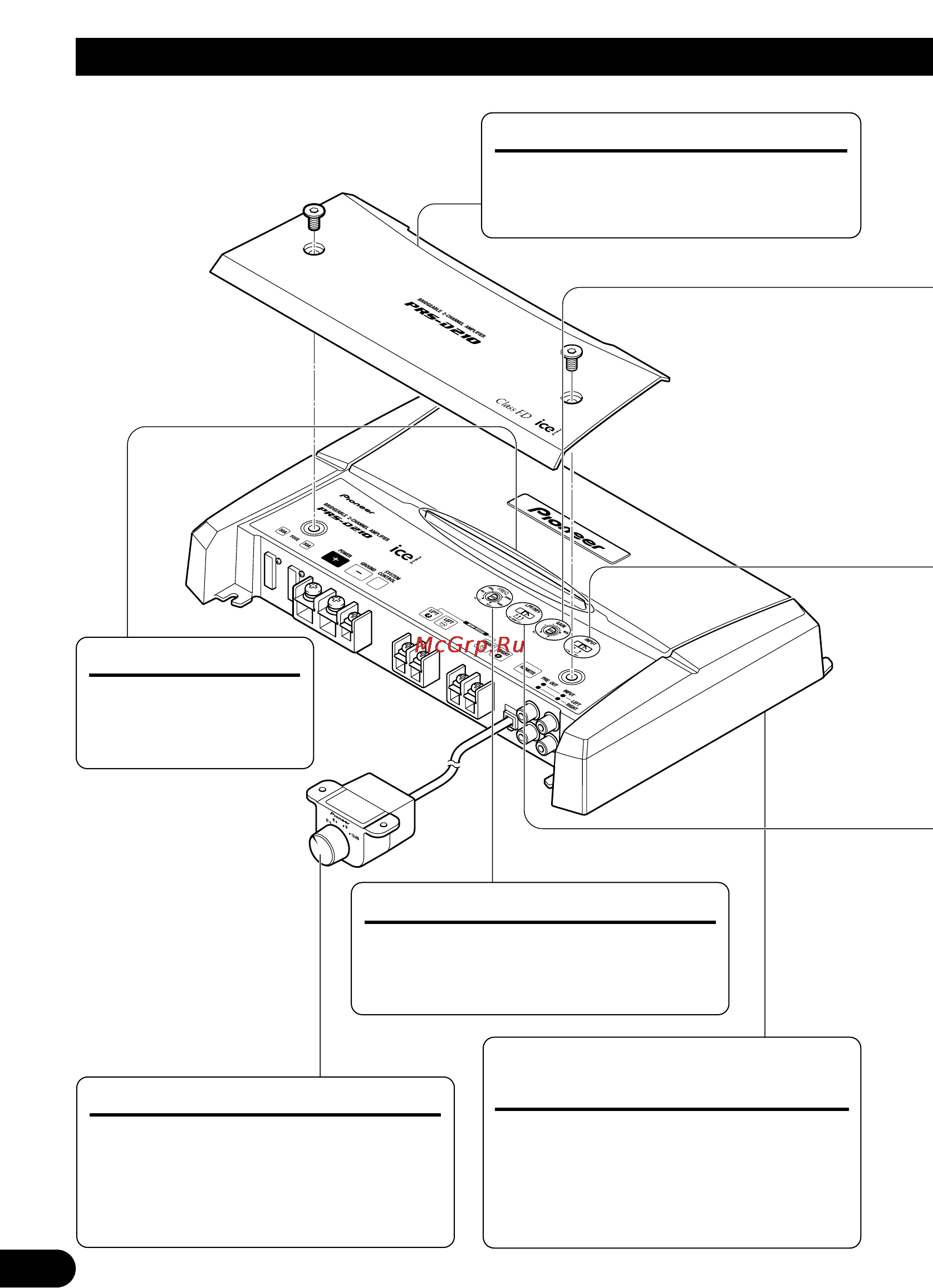Pioneer PRS-D210 [4/86] Setting the unit