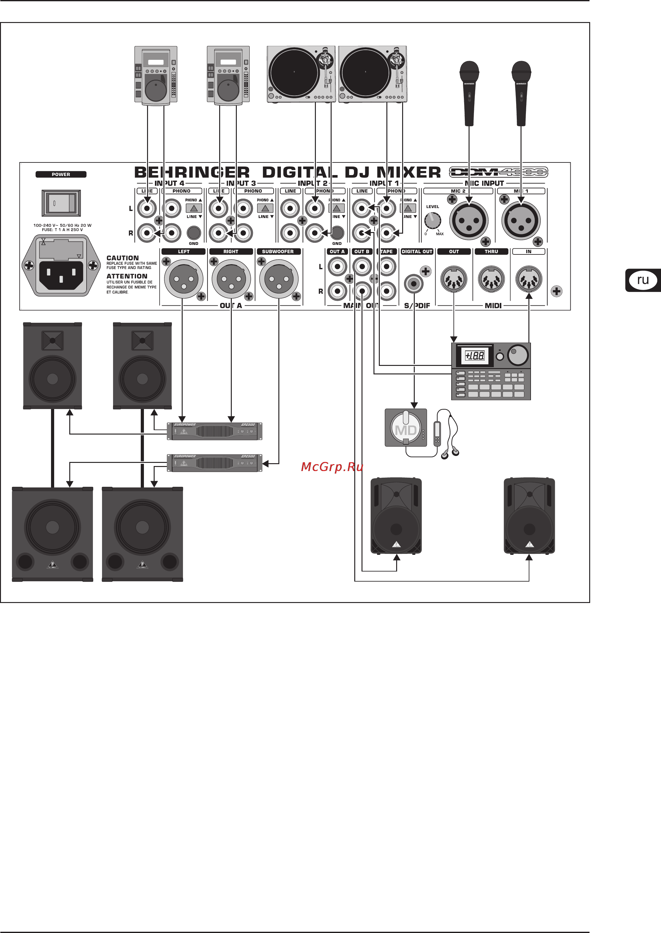 Behringer DDM 4000 DIGITAL PRO MIXER [11/26] Digital pro mixer ddm4000